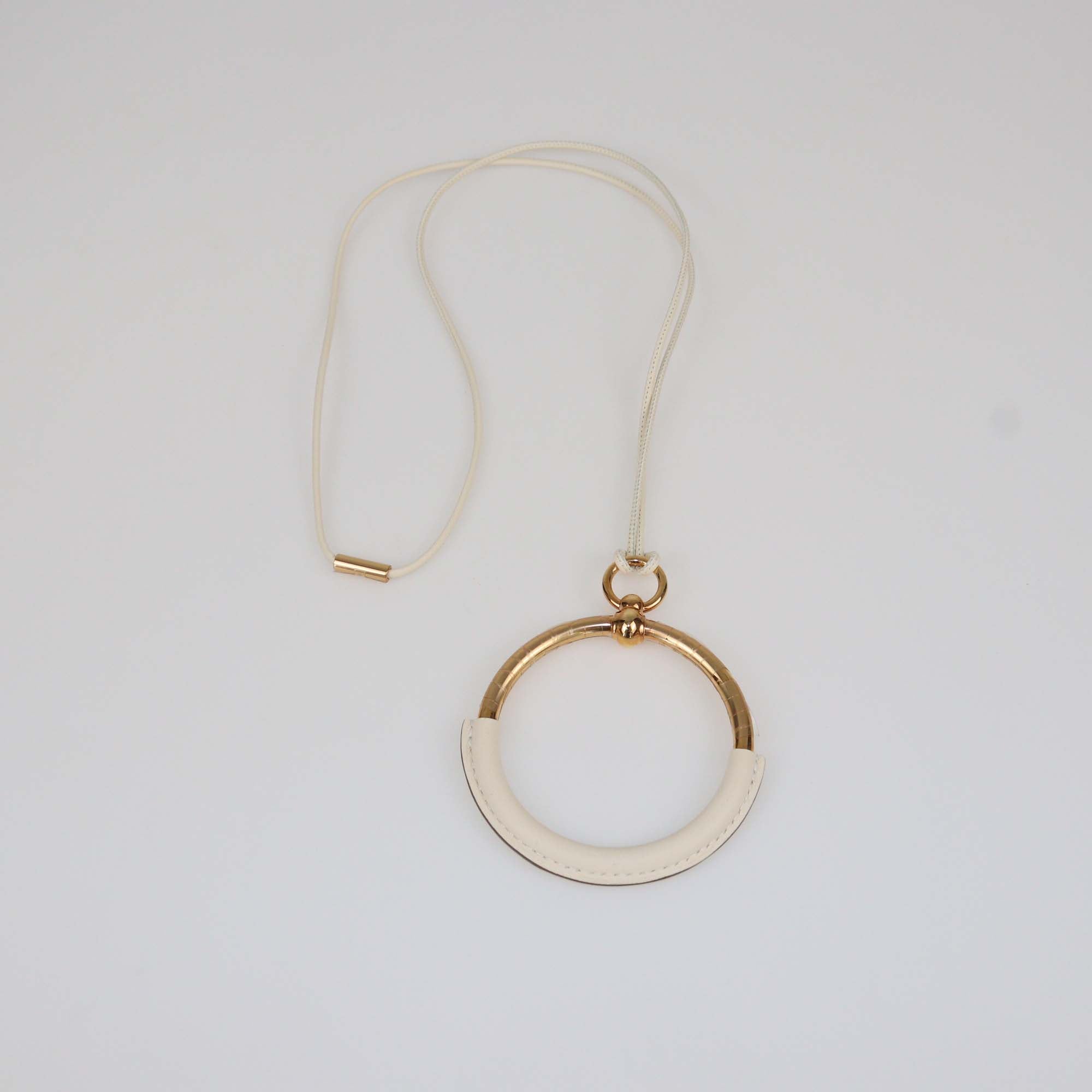 Hermes Nata Swift Leather Loop Pendant