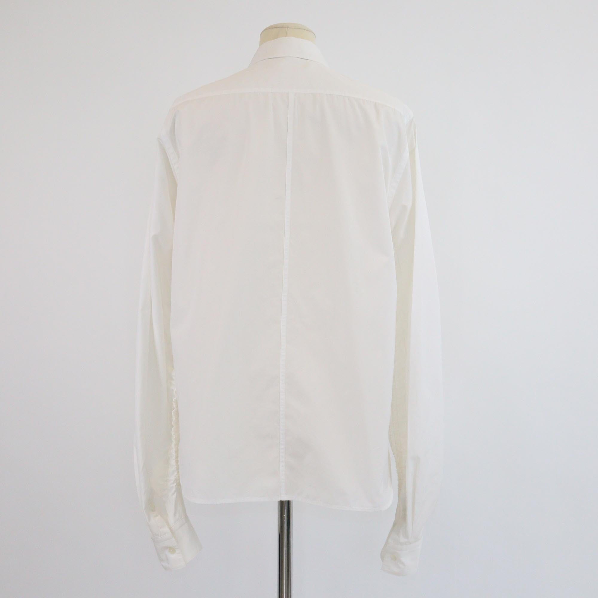 3.1 Phillip Lim White Gathered Sleeve Shirt Womens 3.1 Phillip Lim