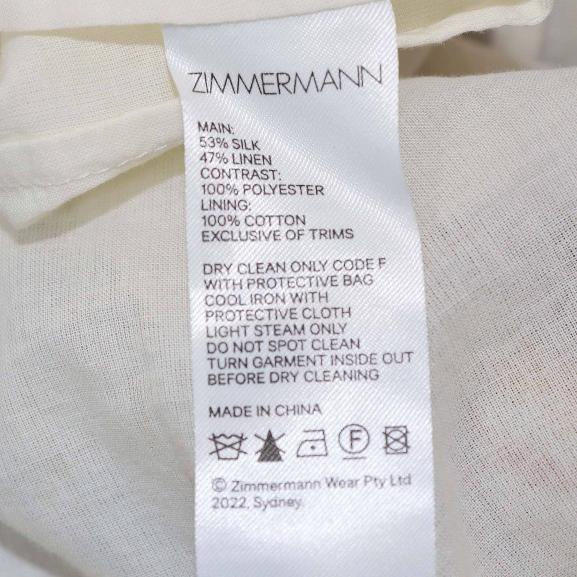 Zimmermann Multicolor Asymmetric Tiered Mini Skirt Womens Zimmermann