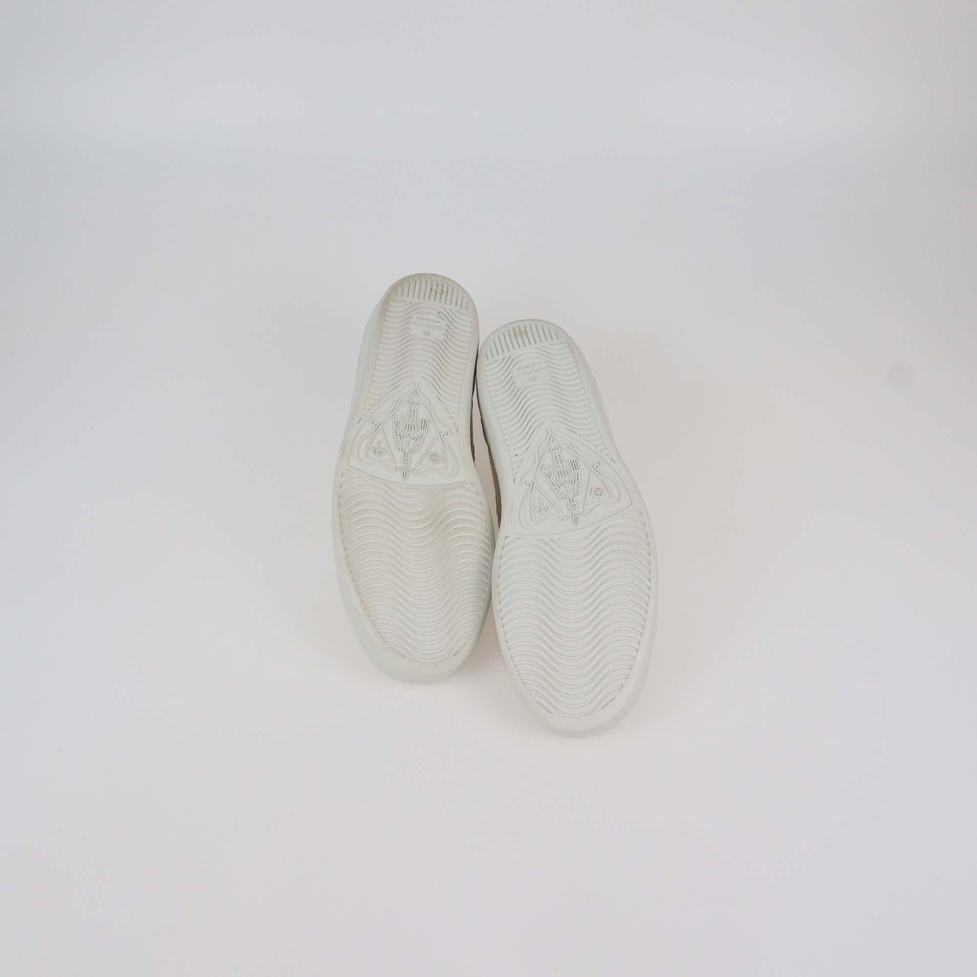 Gucci Great White GG Embossed Perforated Leather Ace Sneakers