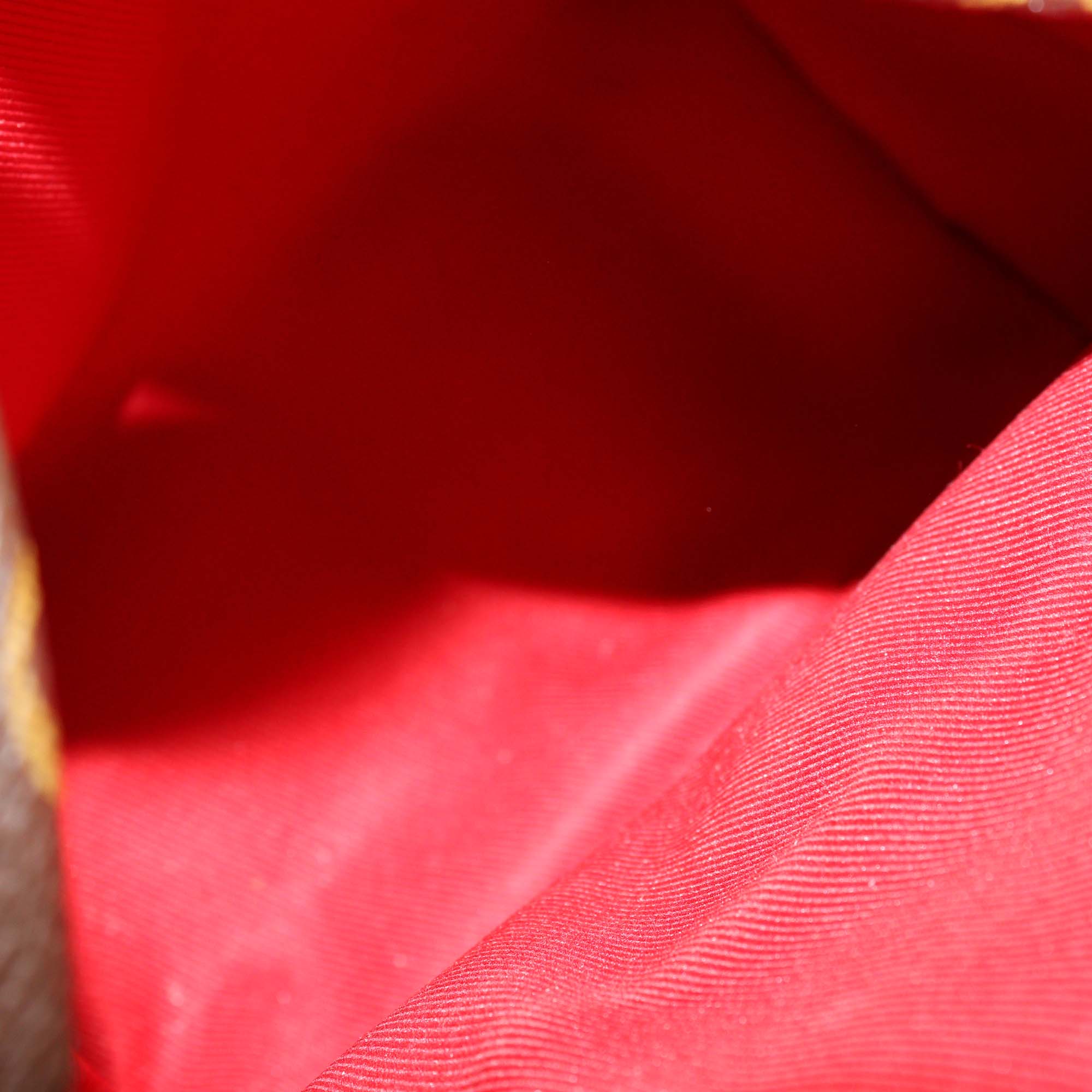 Louis Vuitton Monogram Canvas Mini World Tour Print Palm Spring Backpack