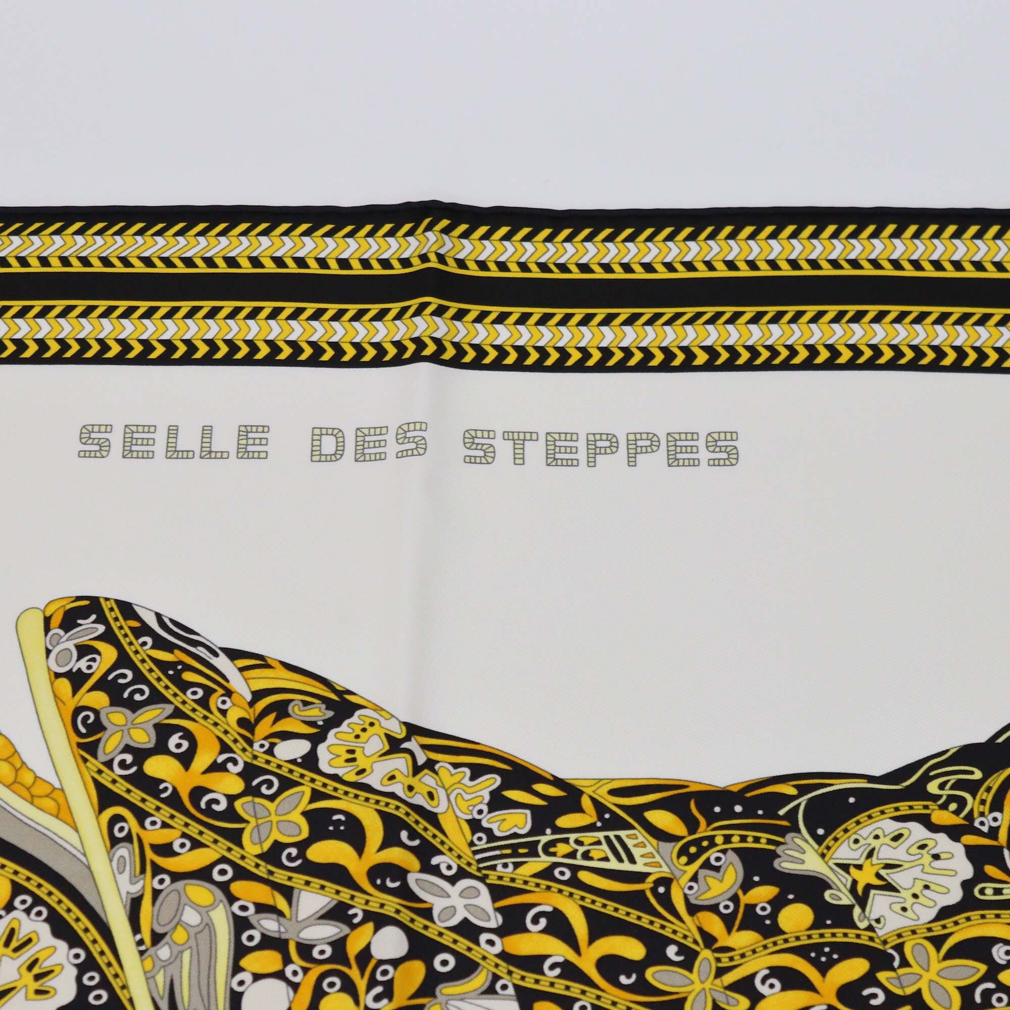 Hermes Multicolor Selle Des Steppes Wash Scarf 90 Womens Hermes