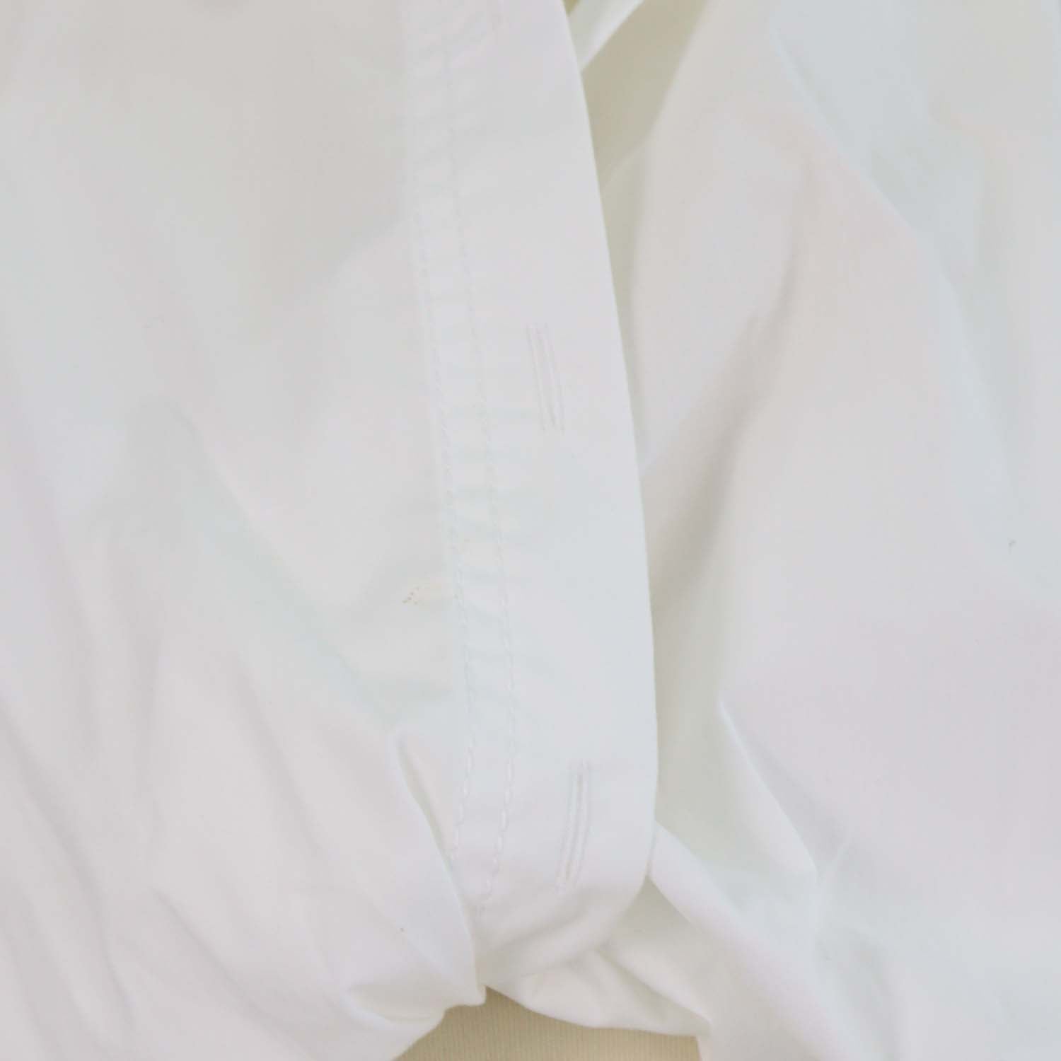 Jacquemus White Cotton Blend La Chemise Bahia Cropped Top