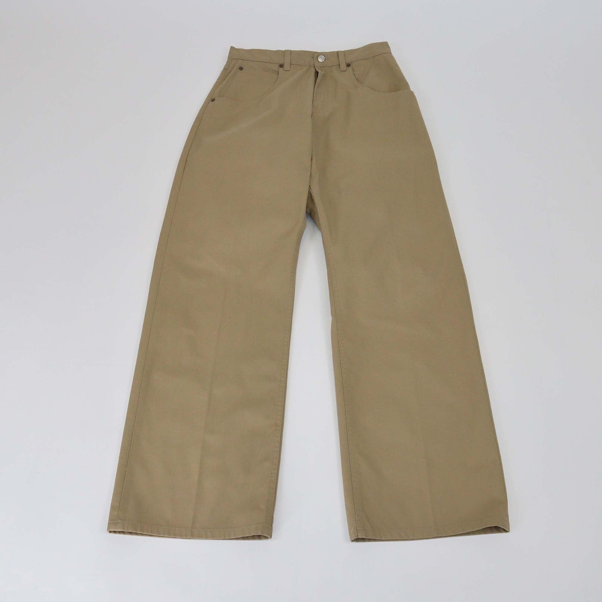 Victoria Beckham Brown Oversized Boyfriend Pants Womens Victoria Beckham