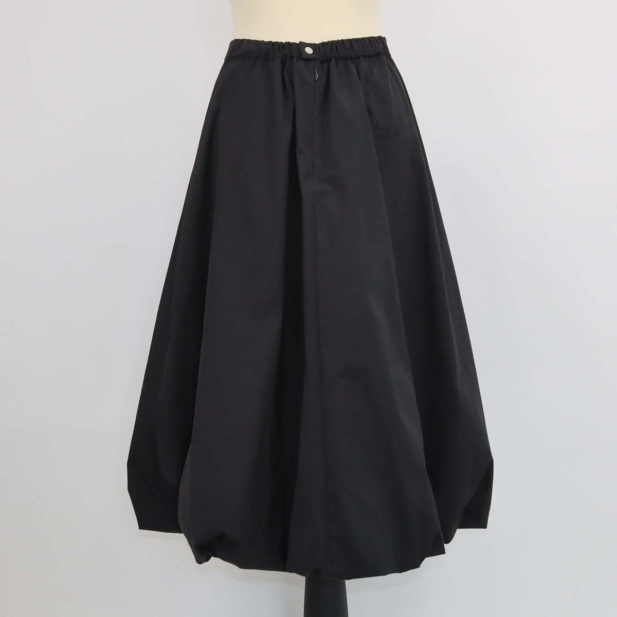 Tatras Black Polyester Aquirela Puff Skirt