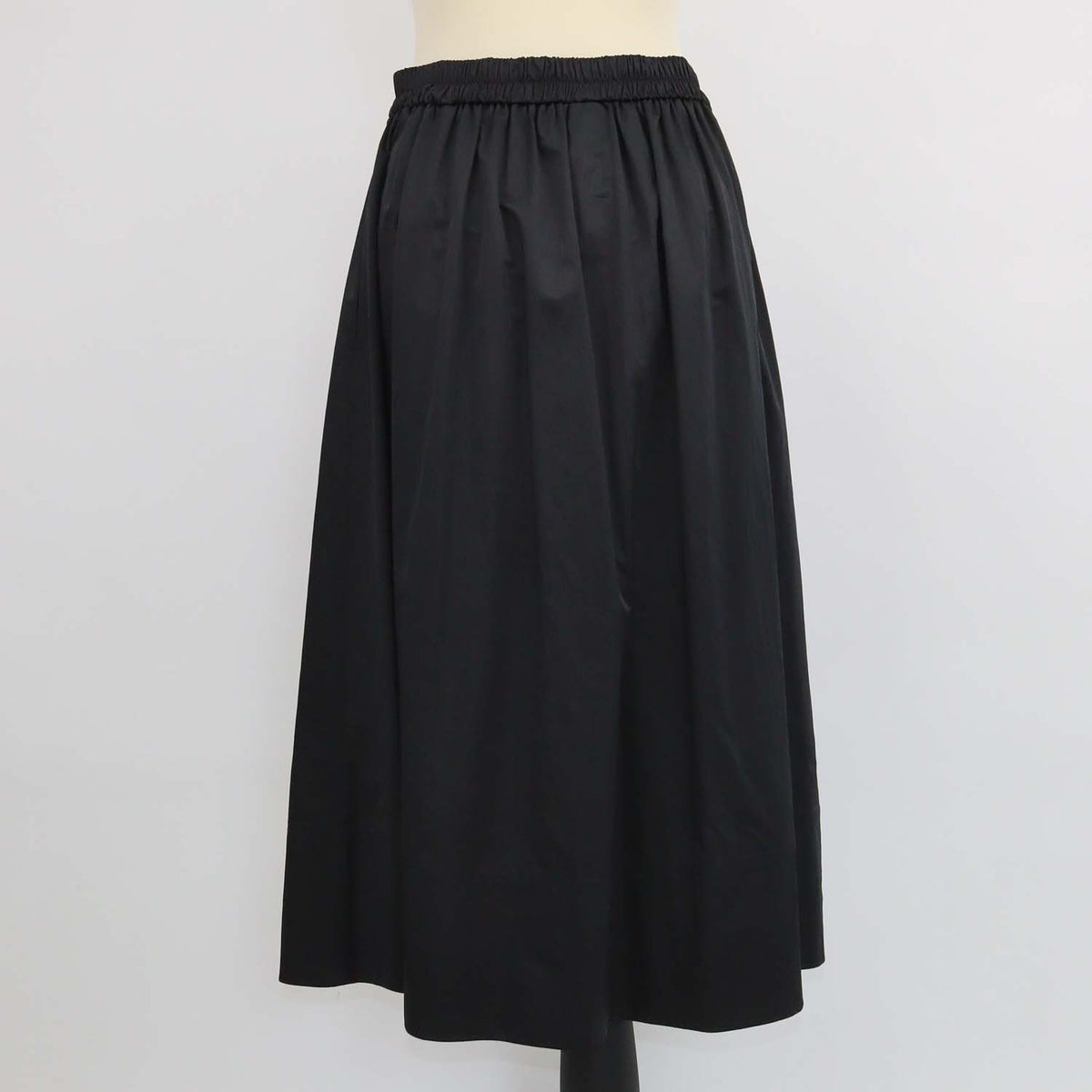 Marella Sport Black Blend Polyester Midi Skirt