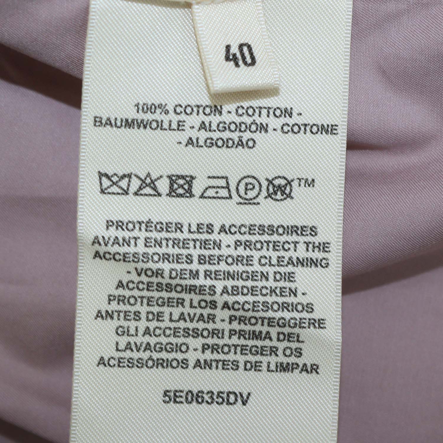 Hermes Nude Pink Eau d'Artifice Workwear Shirt