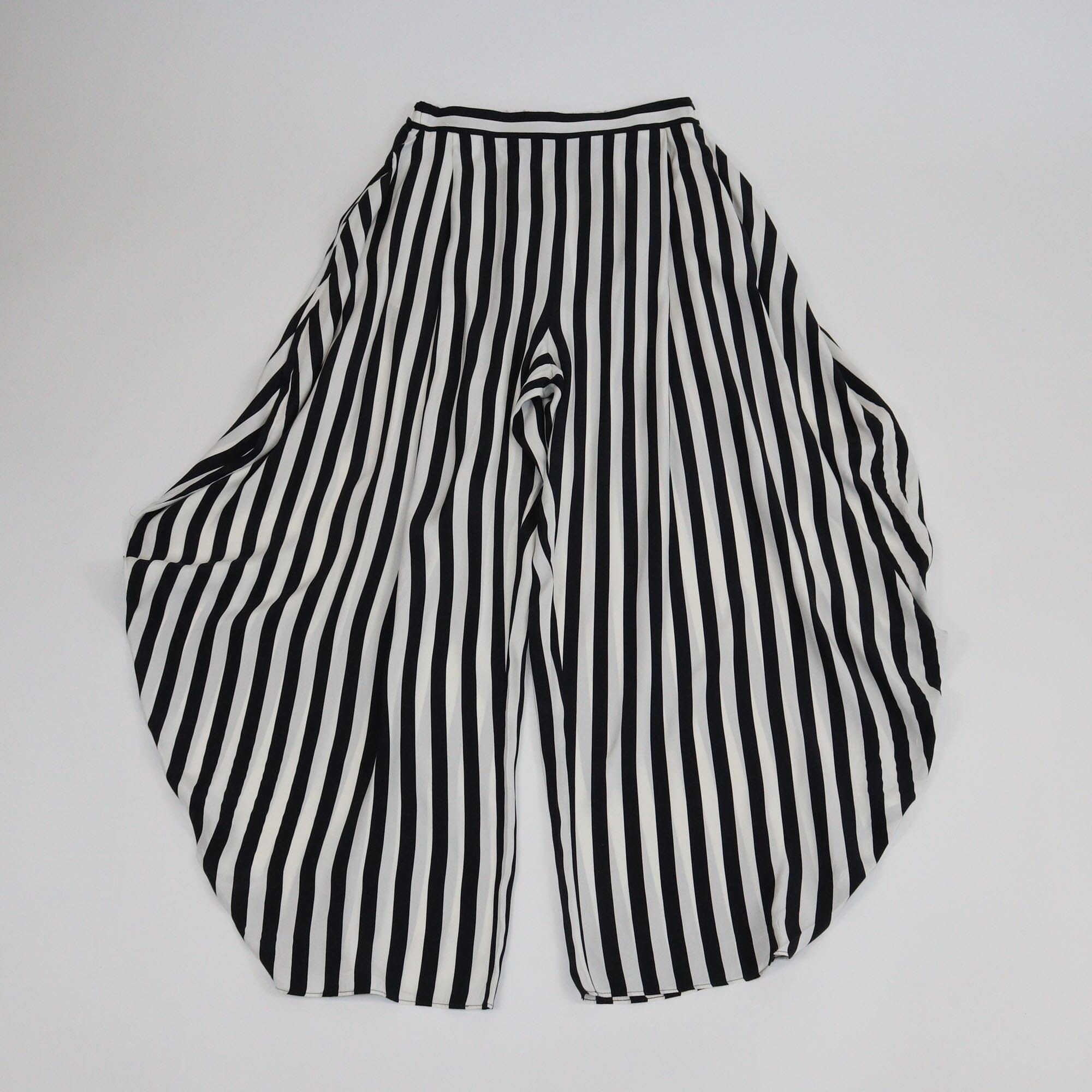 Stella McCartney Black/White Alicia Striped Pants Womens Stella McCartney