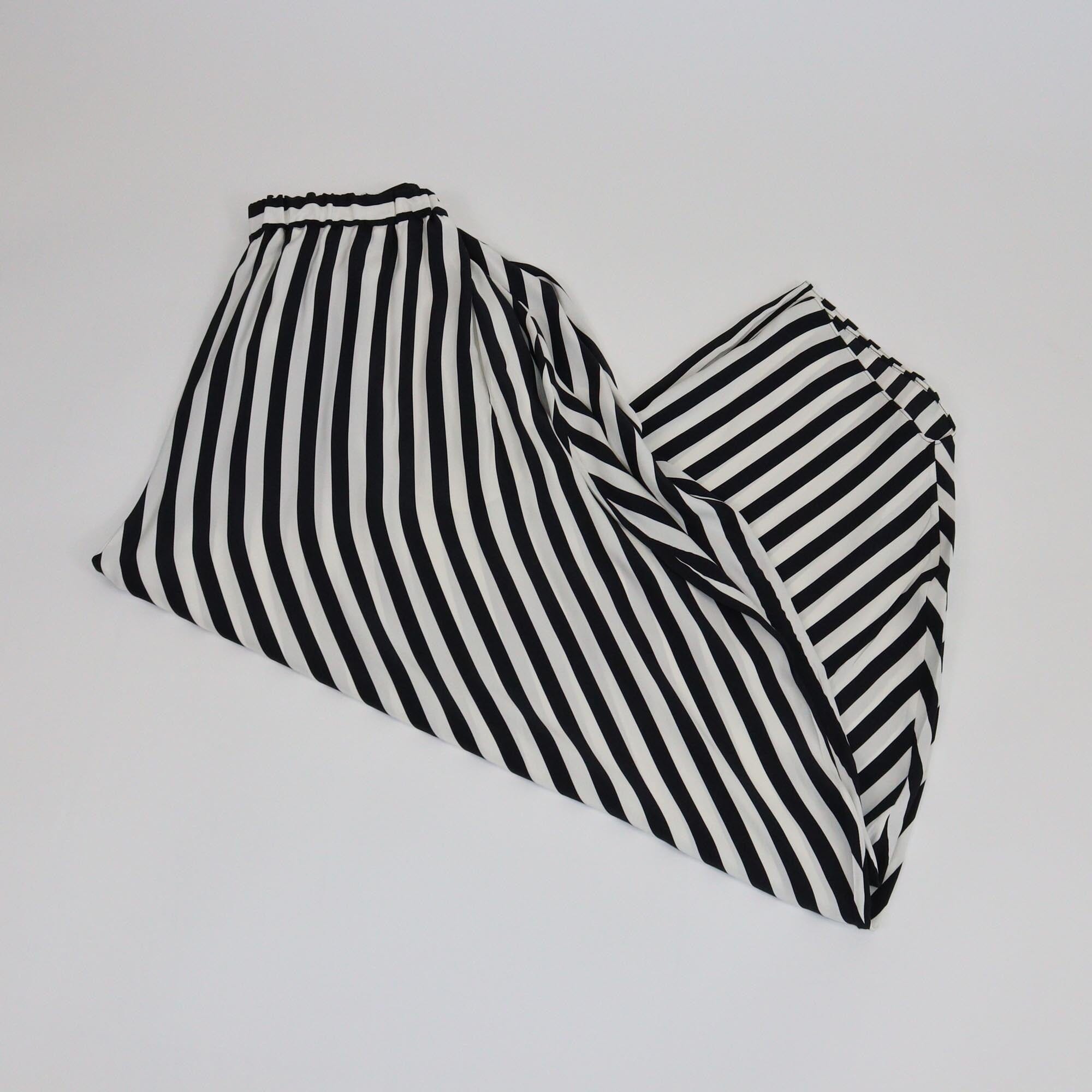 Stella McCartney Black/White Alicia Striped Pants Womens Stella McCartney