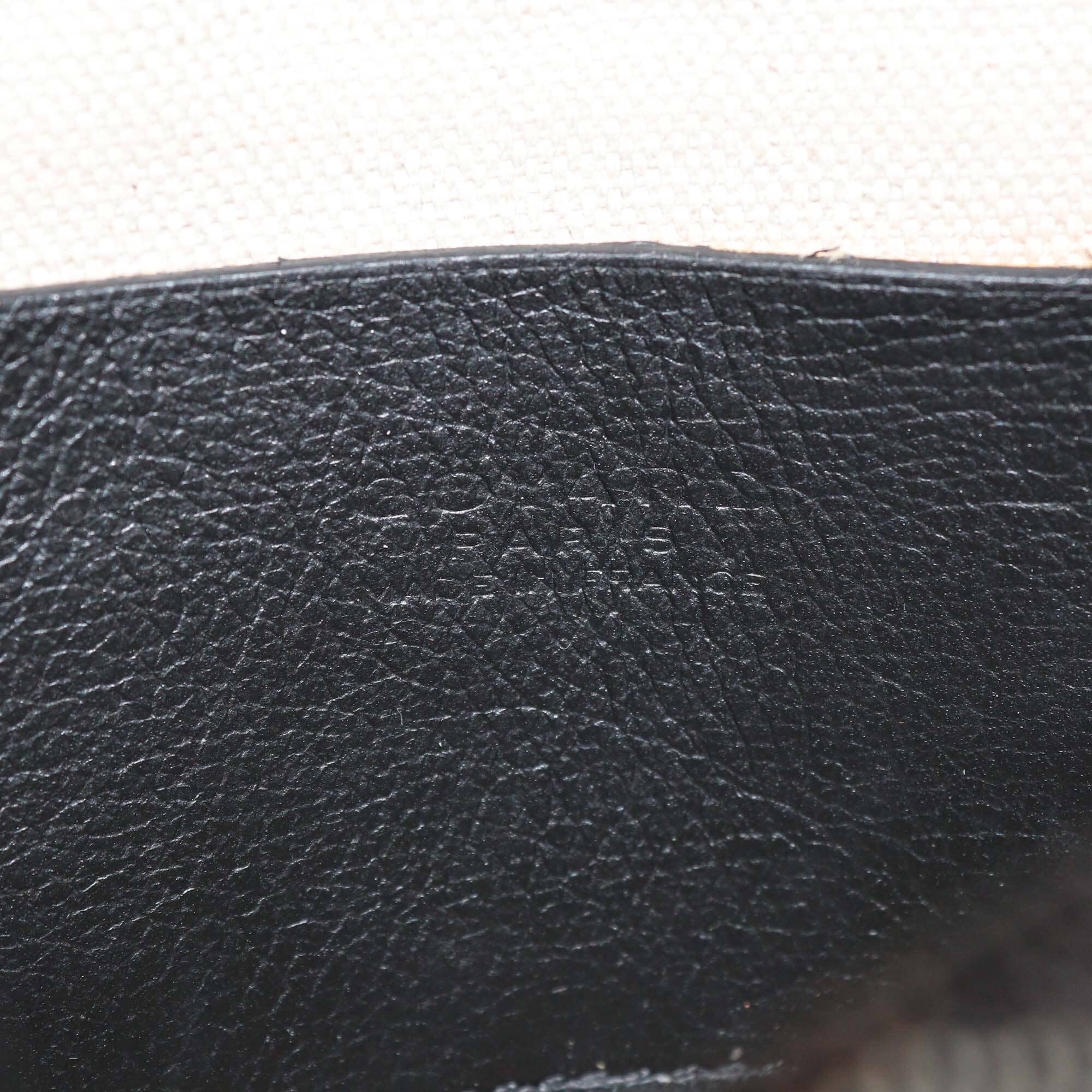 Goyard Black Goyardine Pocket Wallet Crossbody bag Womens Goyard