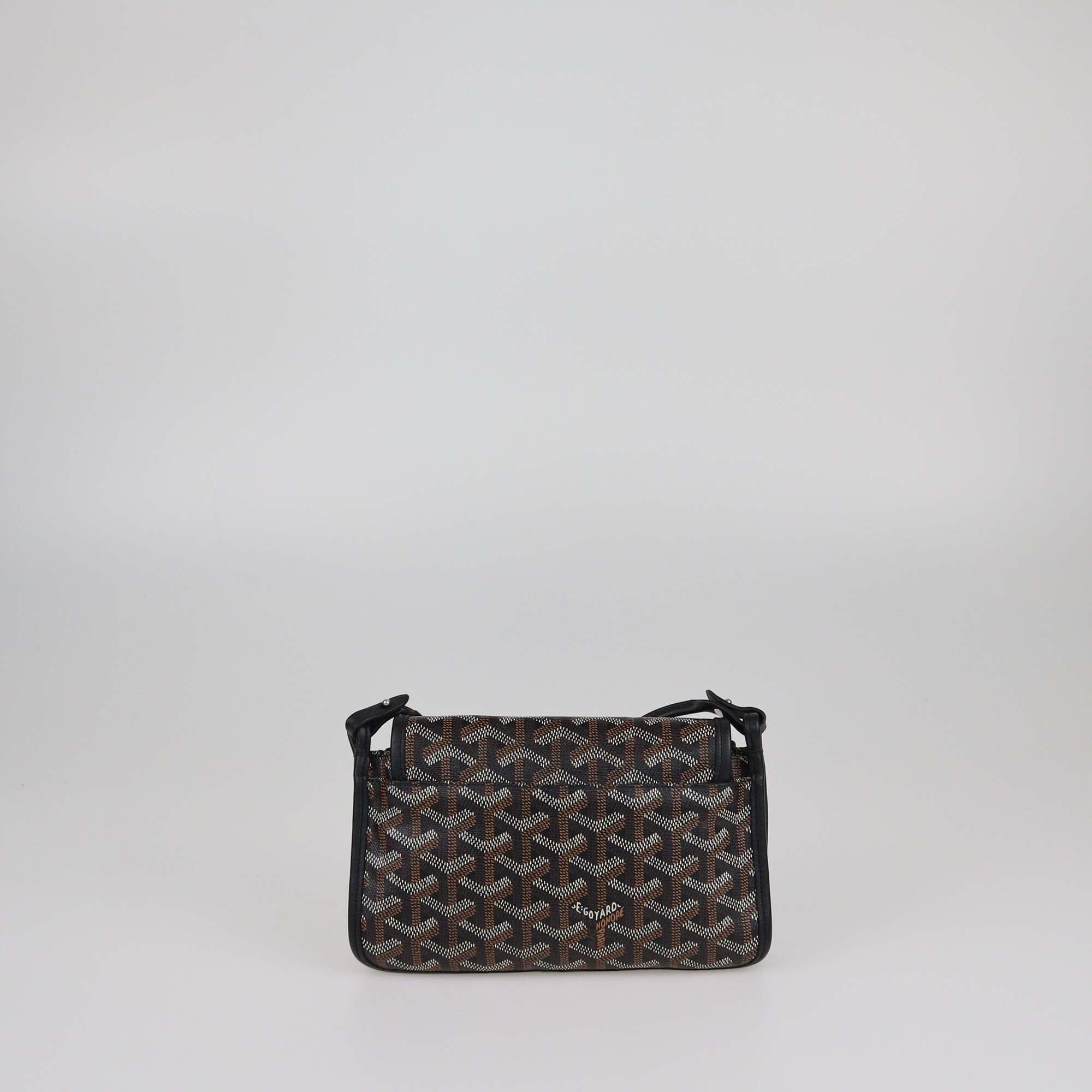 Goyard Black Goyardine Pocket Wallet Crossbody bag Womens Goyard