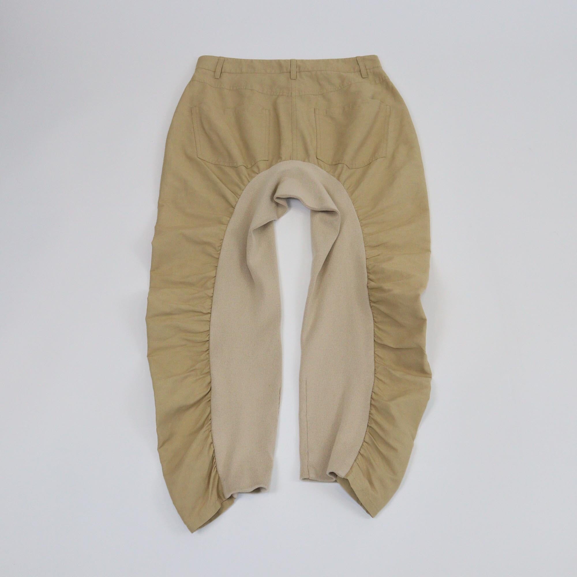 Stella McCartney Brown Ruched Trousers Womens Stella McCartney