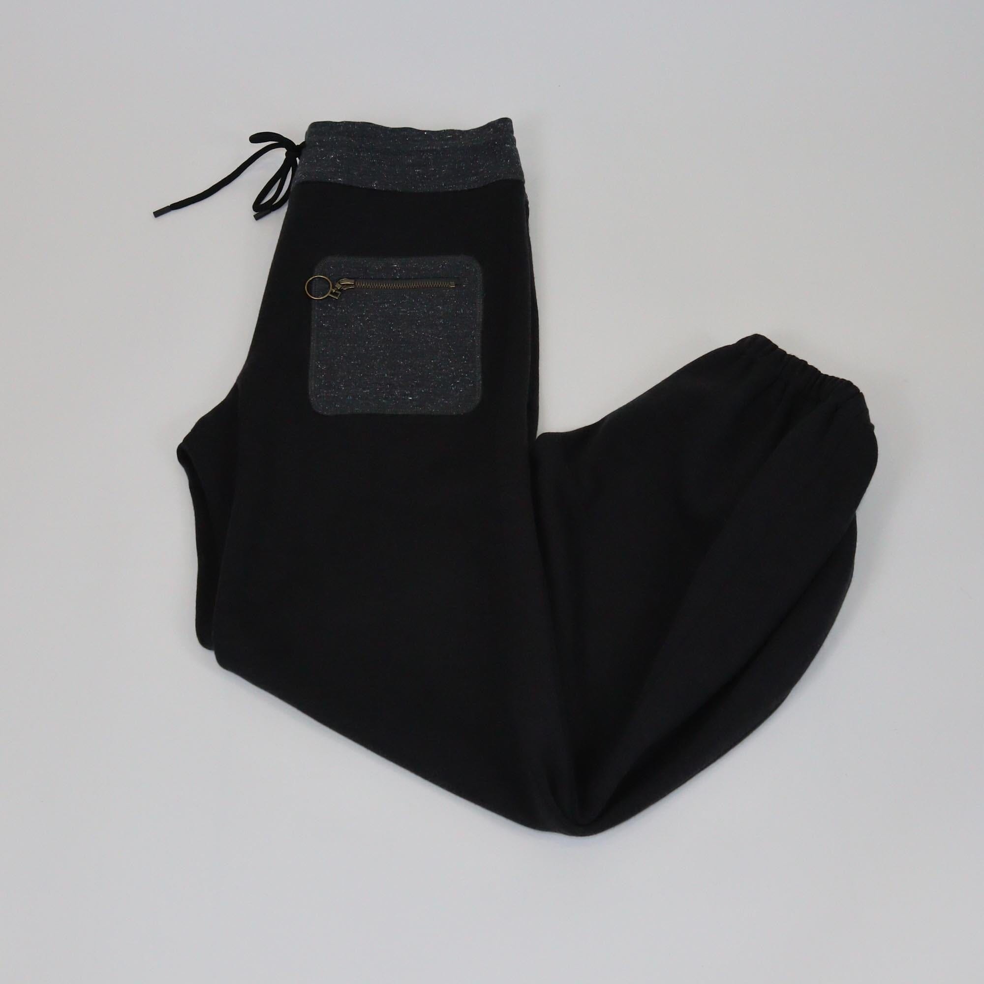 Balenciaga Black/Gray Drawstring Jogger Pants Womens Balenciaga