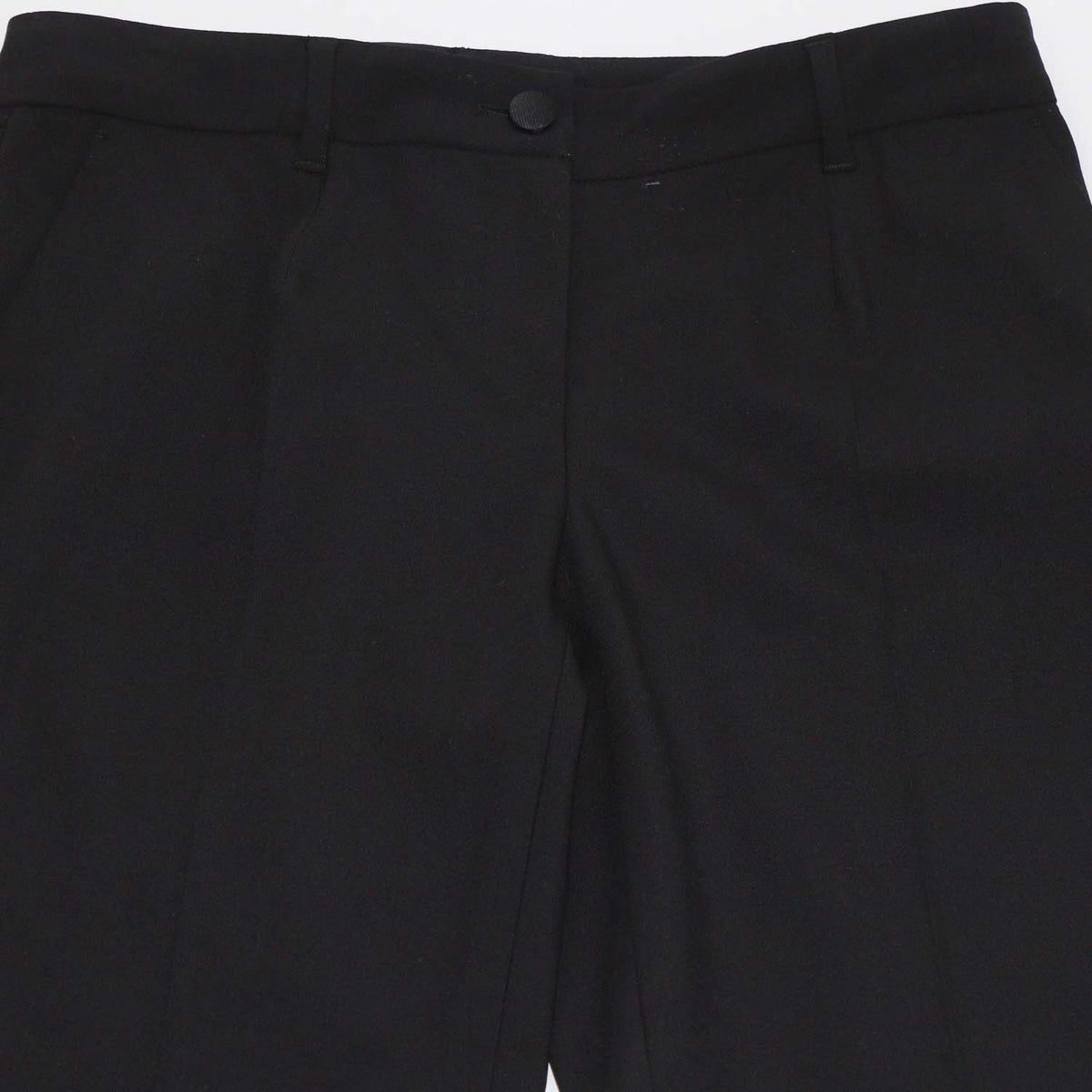 Dolce & Gabbana Black Wool Slim Fit Pants