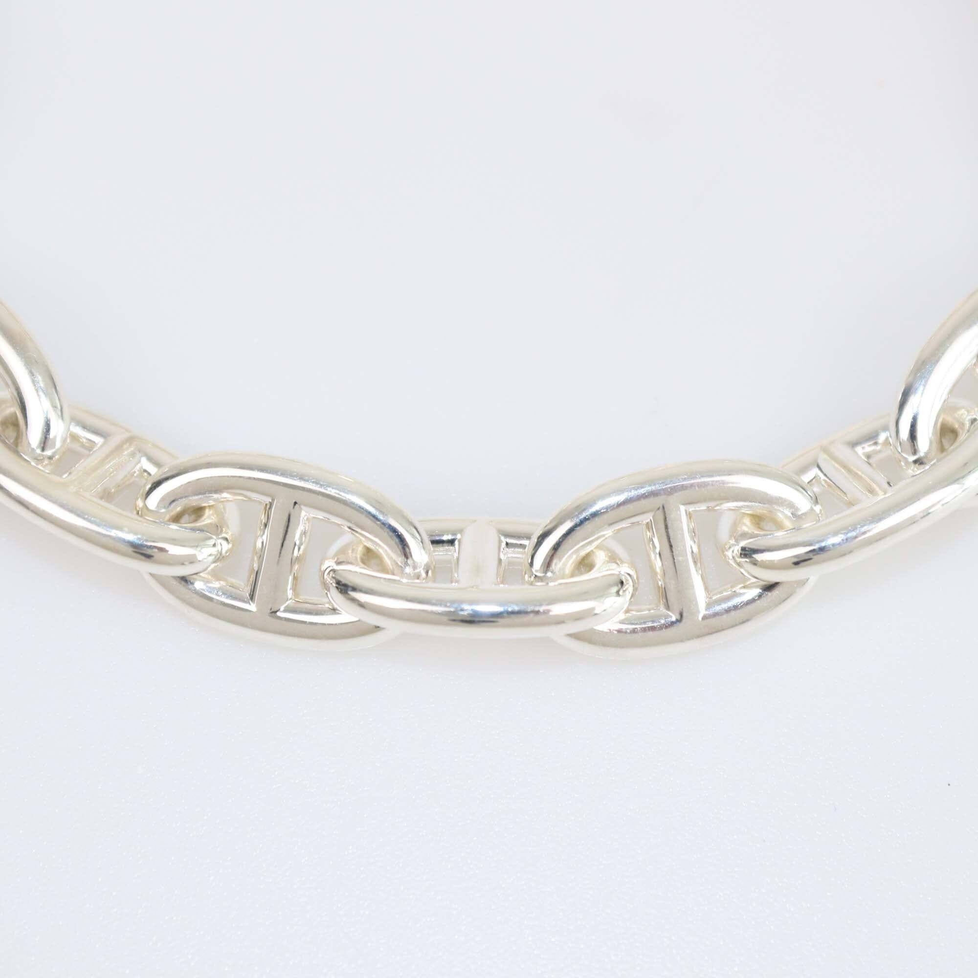 Hermes Silver Chaine D' Ancre Bracelet Medium Model Womens Hermes