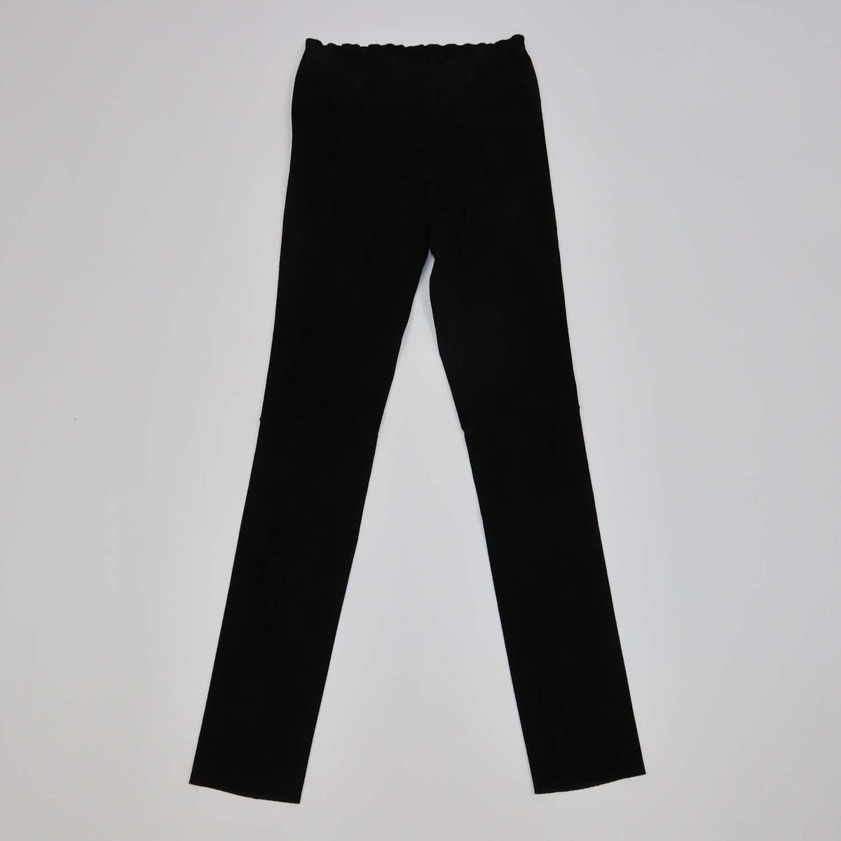 Stouls Black Suede Skinny Pants