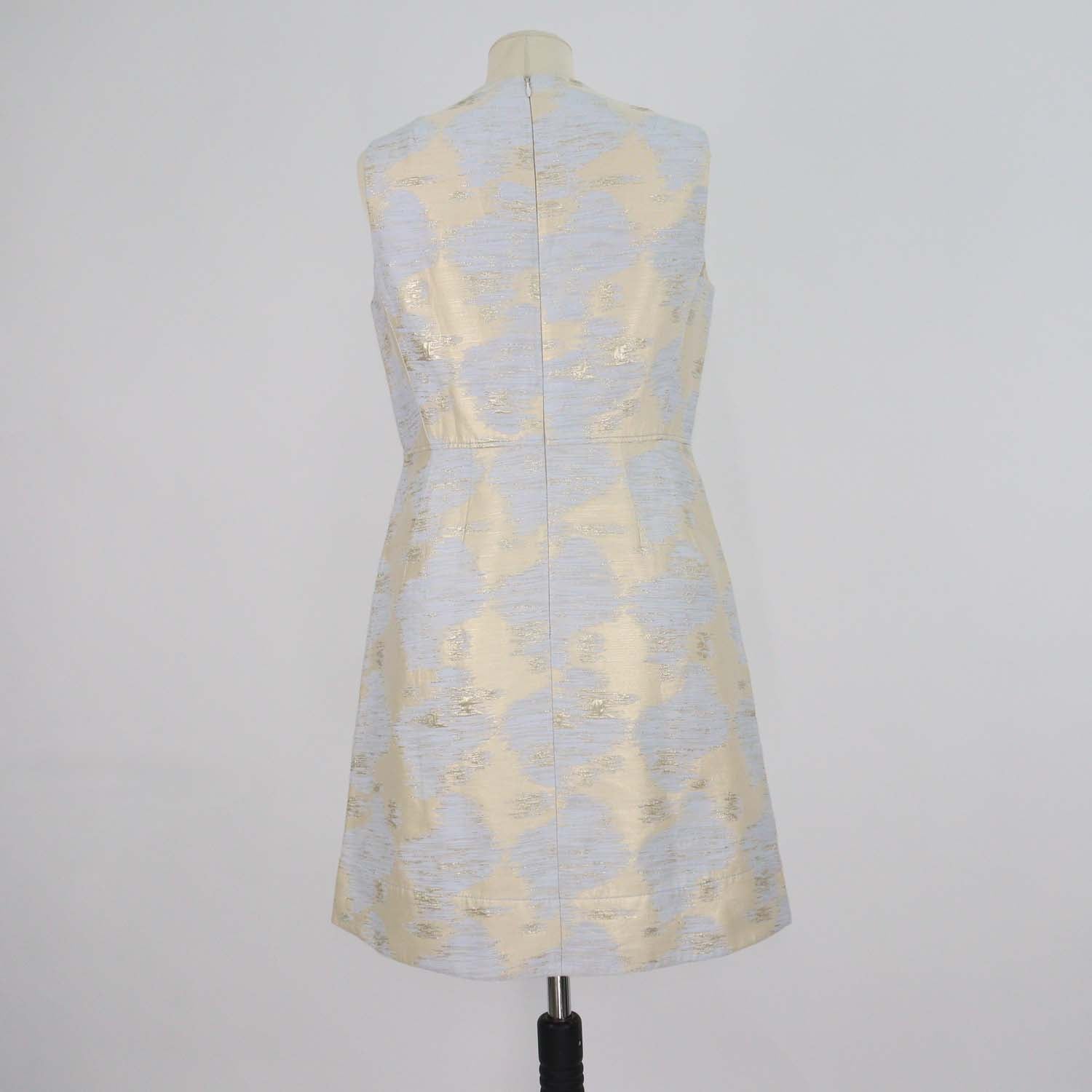 Paule Ka Cream/Grey Jacquard Mini Dress