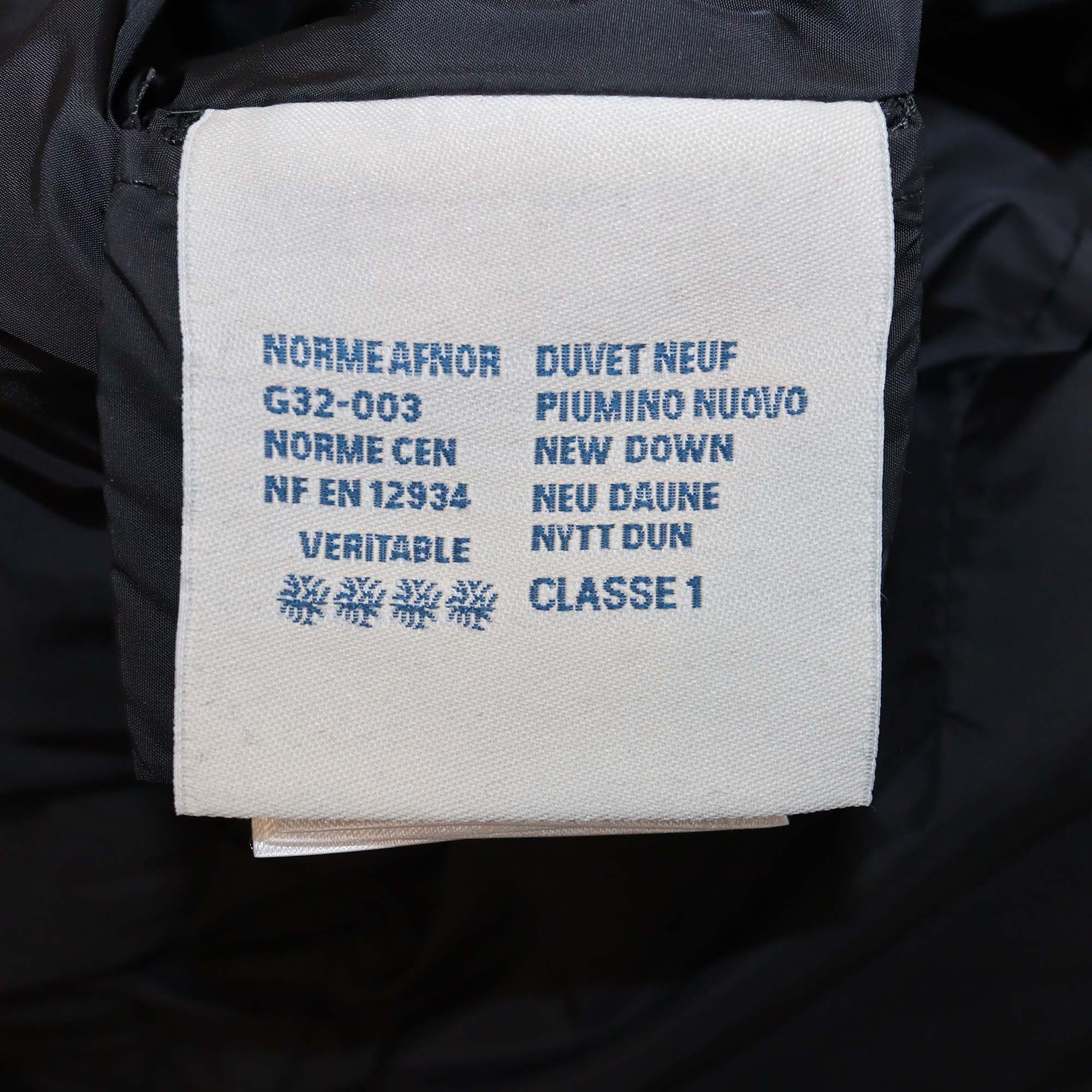 Moncler Army Green Nylon & Fur Hooded Puffer Jacket