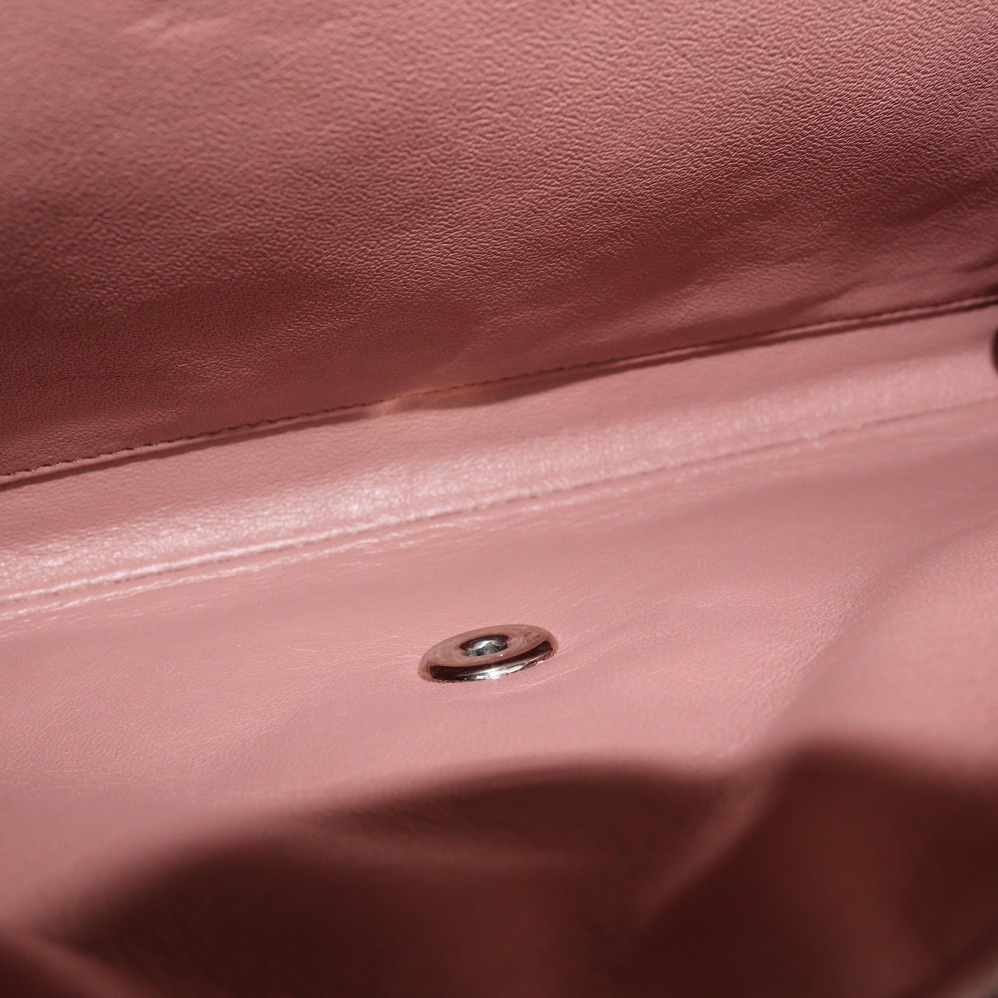 Chanel Bronze Quilted Classic Chain Clutch Womens Chanel