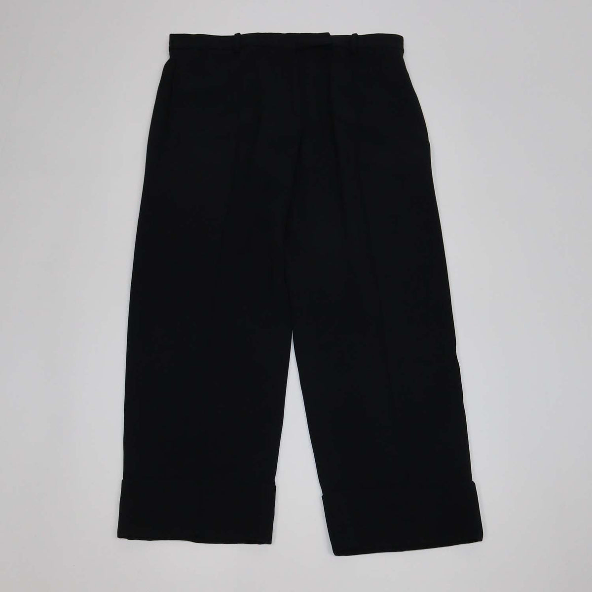 Simone Rocha Black Blend Acetate Straight Leg Pants
