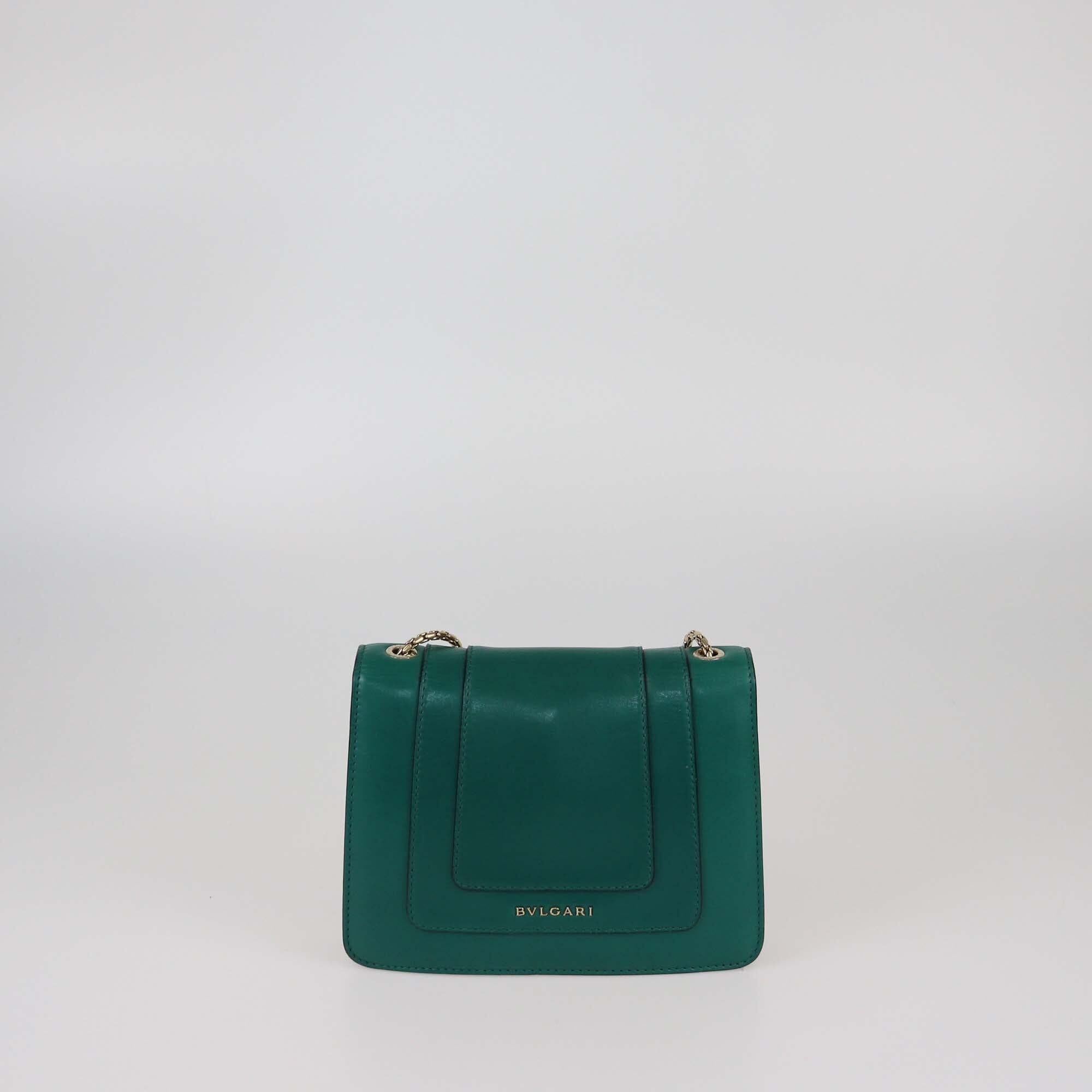 Bvlgari Green Serpenti Forever Crossbody Bag Womens Bvlgari