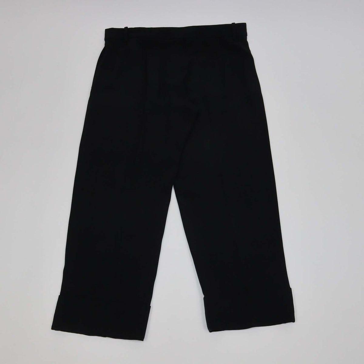 Simone Rocha Black Blend Acetate Straight Leg Pants