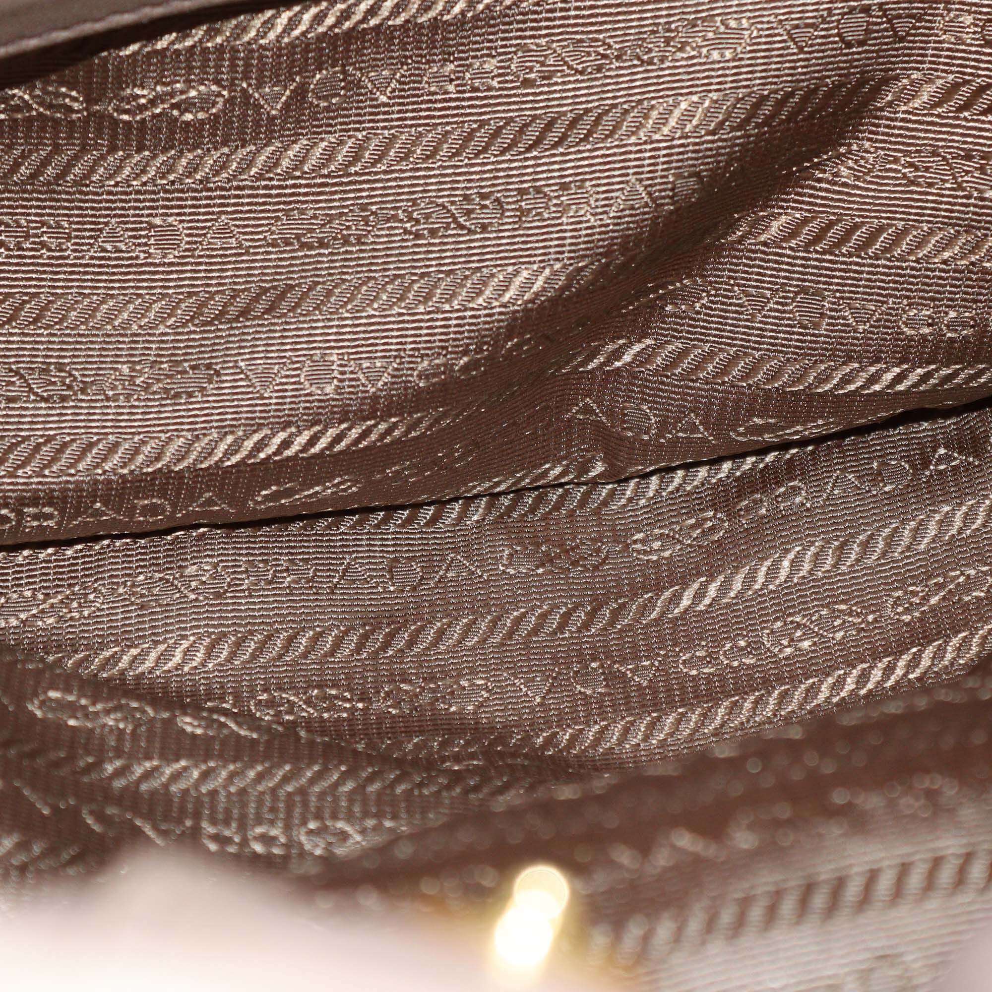 Prada Beige Bow Tote Womens Prada