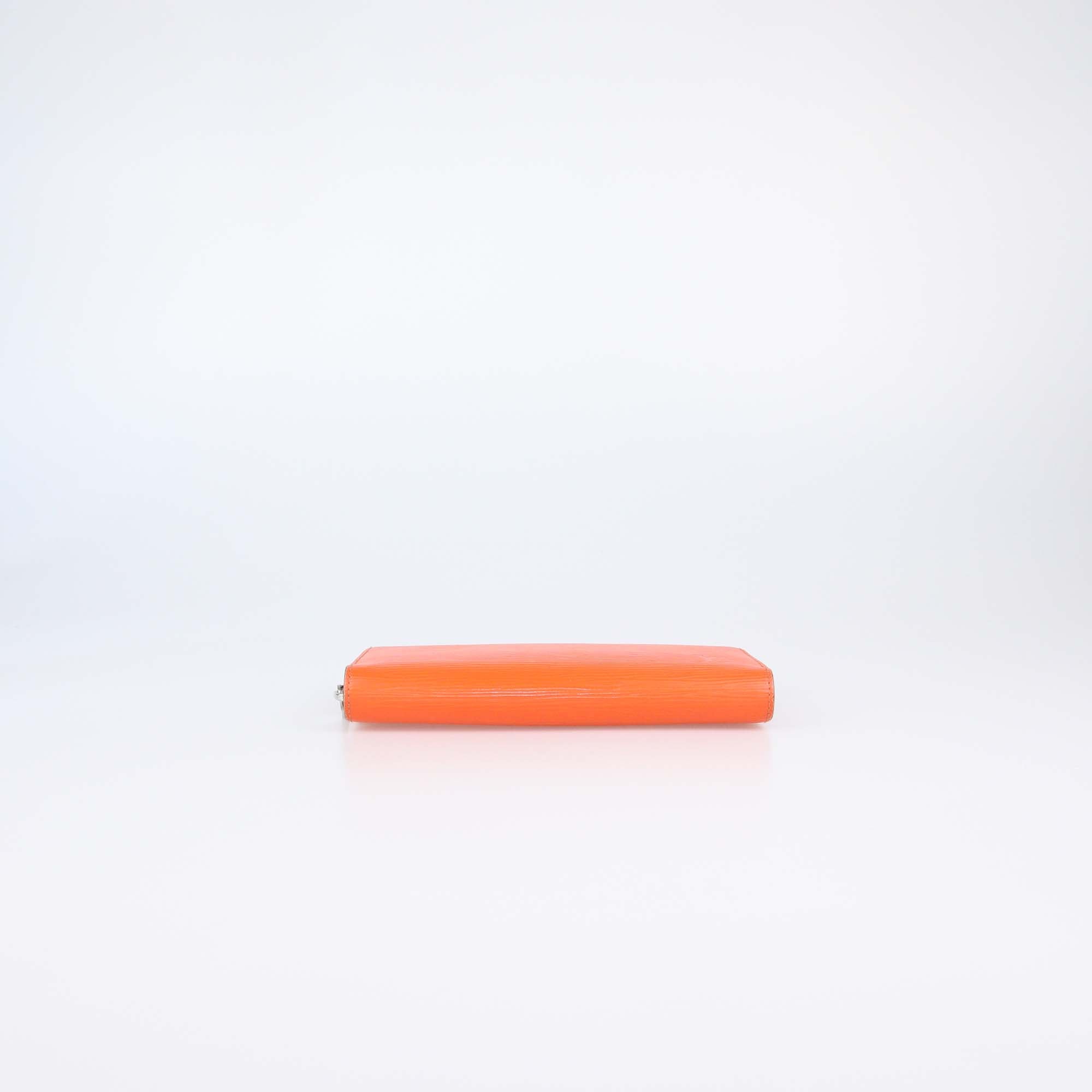 Louis Vuitton Orange Epi Leather Zippy Wallet