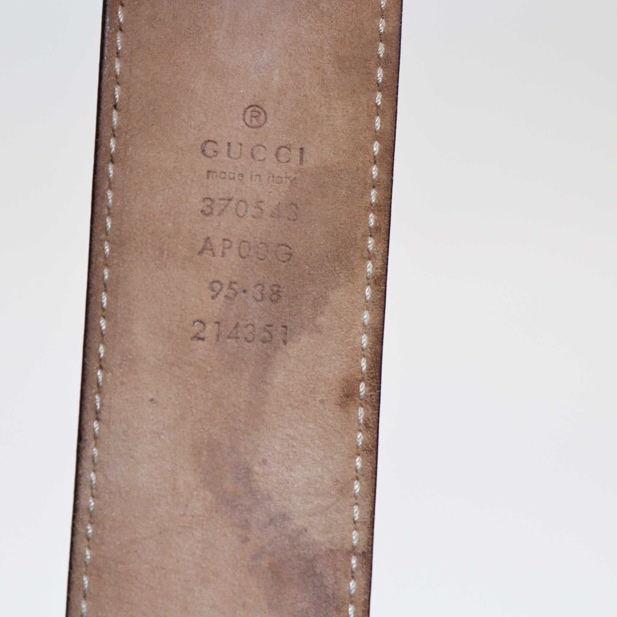 Gucci Black Interlocking G Buckle Belt Accessories Gucci