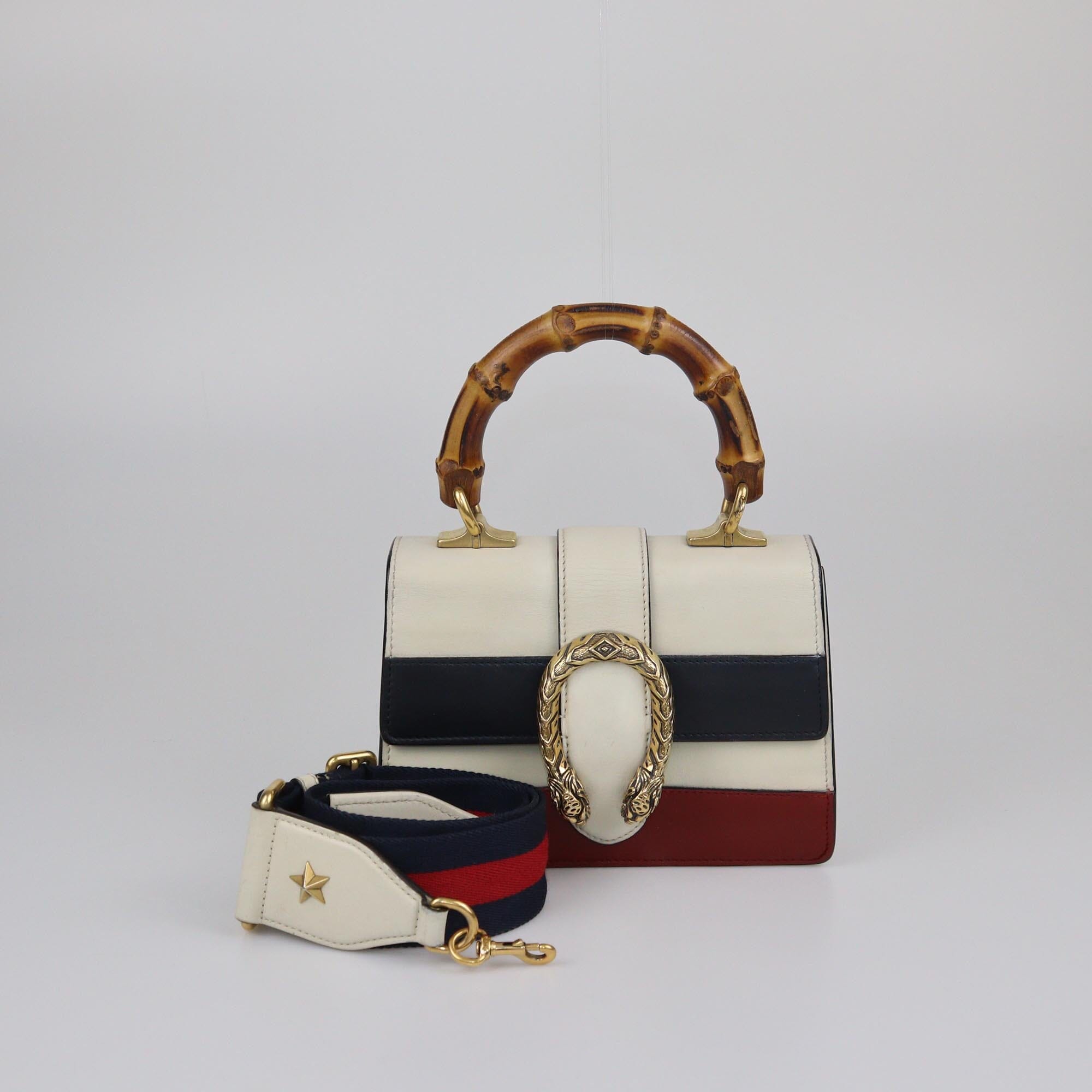 Gucci Tricolor Mini Dionysus Bamboo Top Handle Bag Womens Gucci