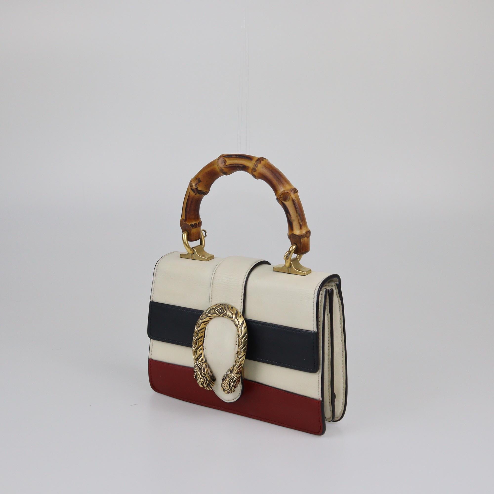 Gucci Tricolor Mini Dionysus Bamboo Top Handle Bag Womens Gucci