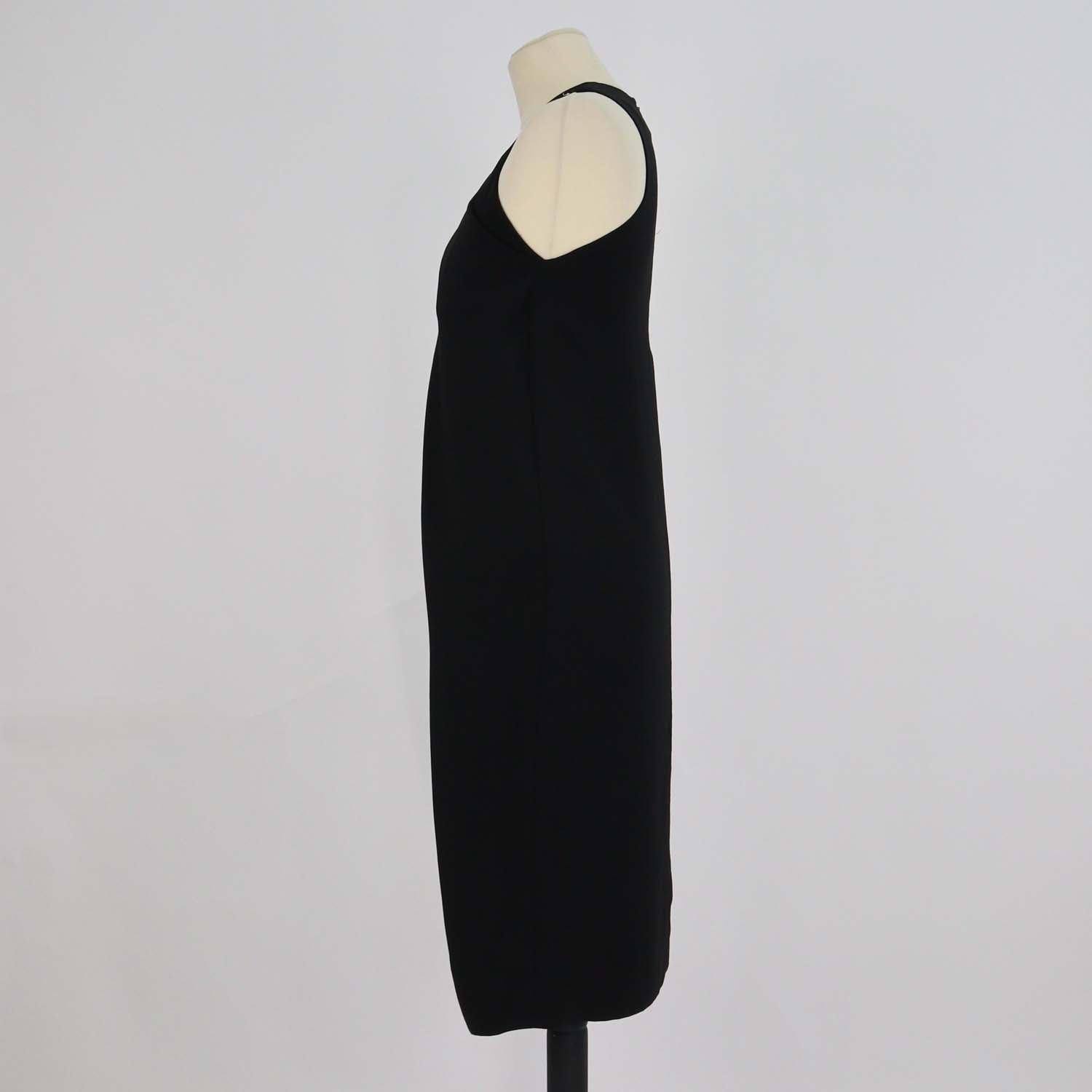 By Malene Birger Black Silk Sleeveless Mini Dress