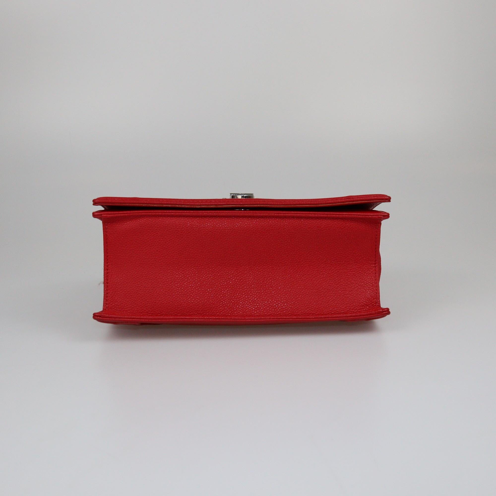 Christian Dior Red Medium Diorama Shoulder Bag Womens Christian Dior