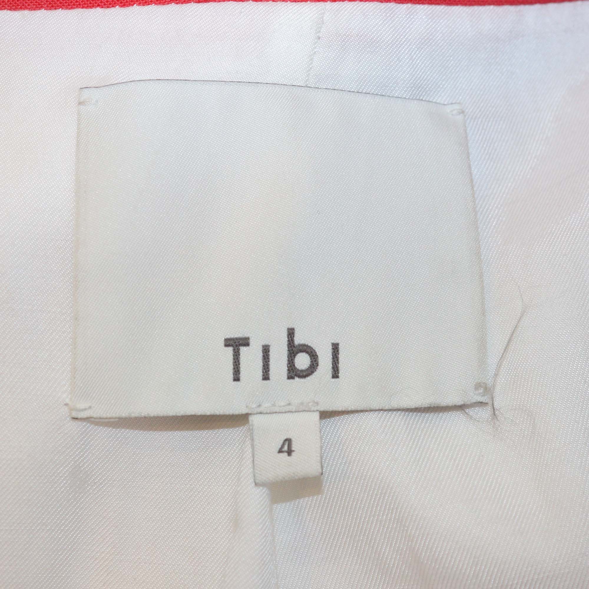 Tibi Pink Double Breasted Blazer