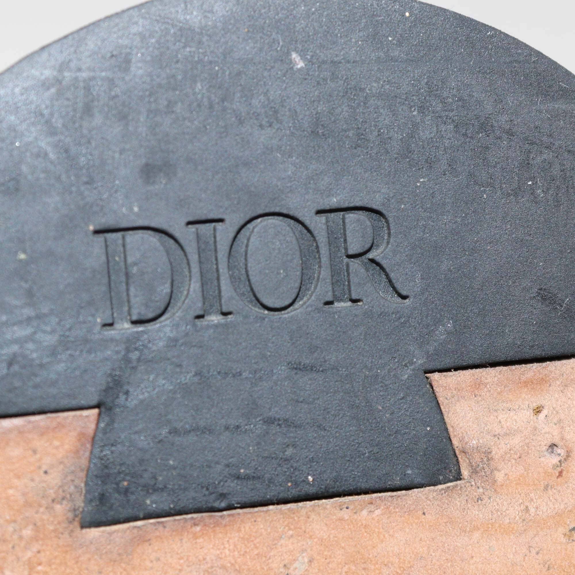 Christian Dior Black Brogues CD Ankle Boots Mens Christian Dior