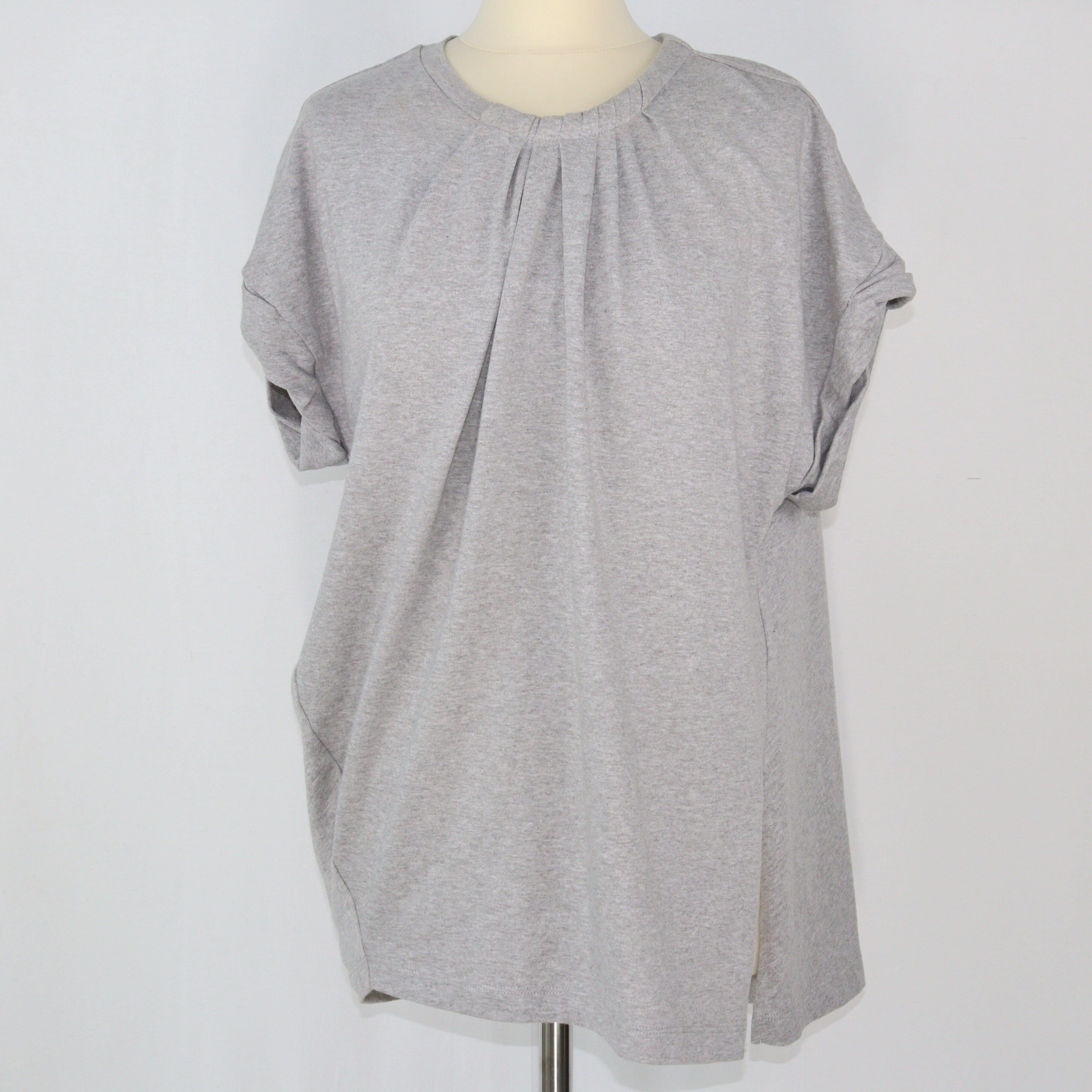 Grey Pleated T-shirt Clothings Philip Lim 