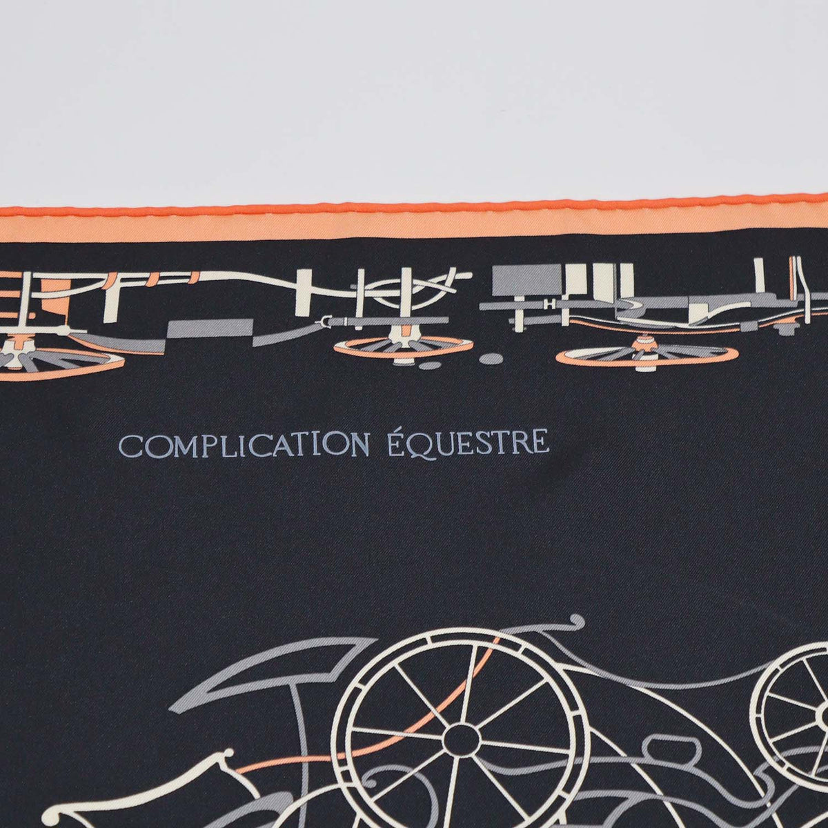 Hermes Multicolor Silk Complication Equestre Scarf 90