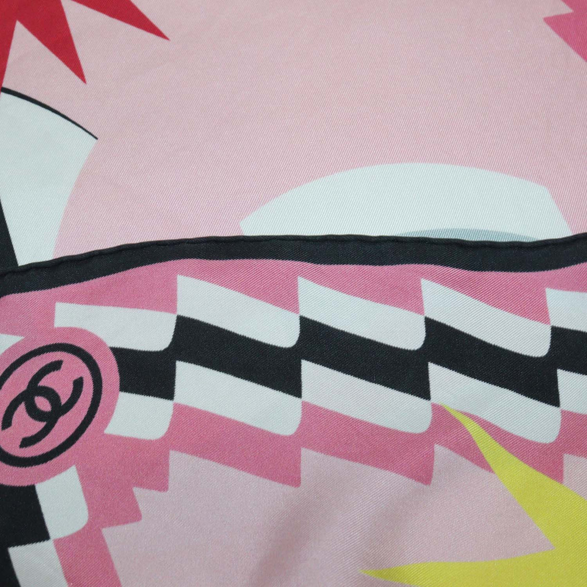 Chanel Multicolor Silk Cruise Print La Pausa Square Scarf