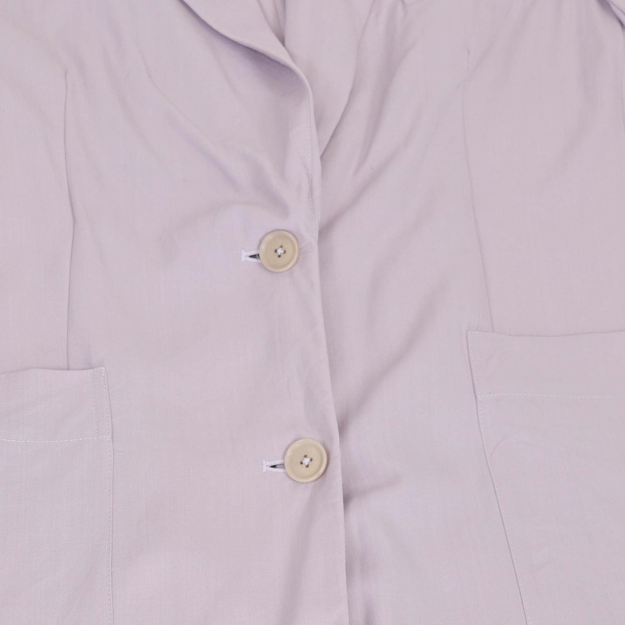 3.1 Phillip Lim Lilac Purple Blend Fabric Single Breasted Blazer & Straight Leg Pants Set