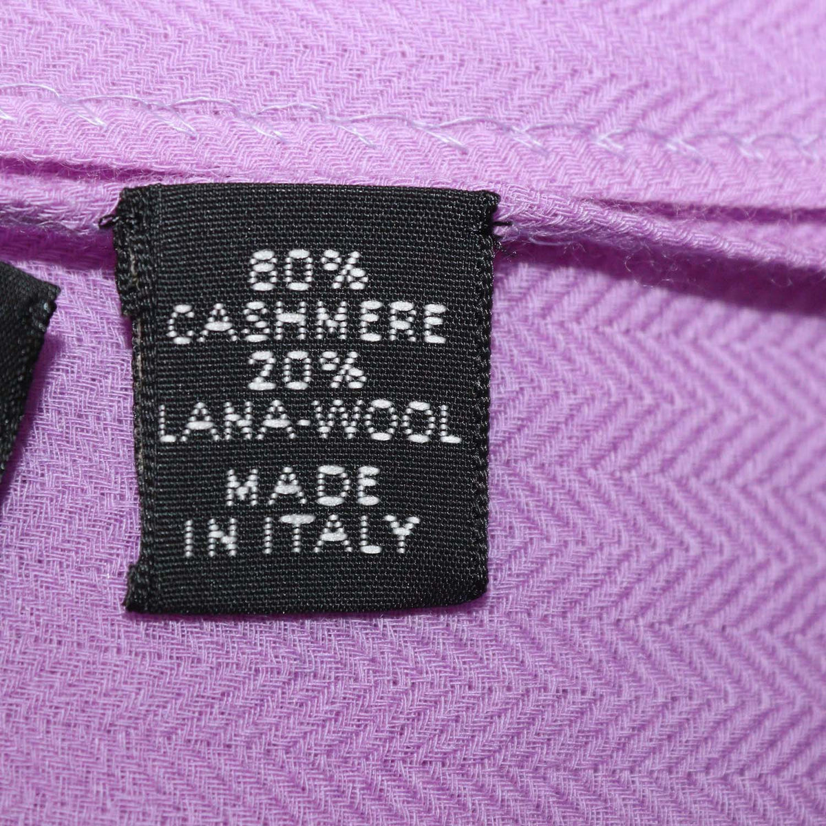 Hermes Purple Cashmere and Wool Shawl