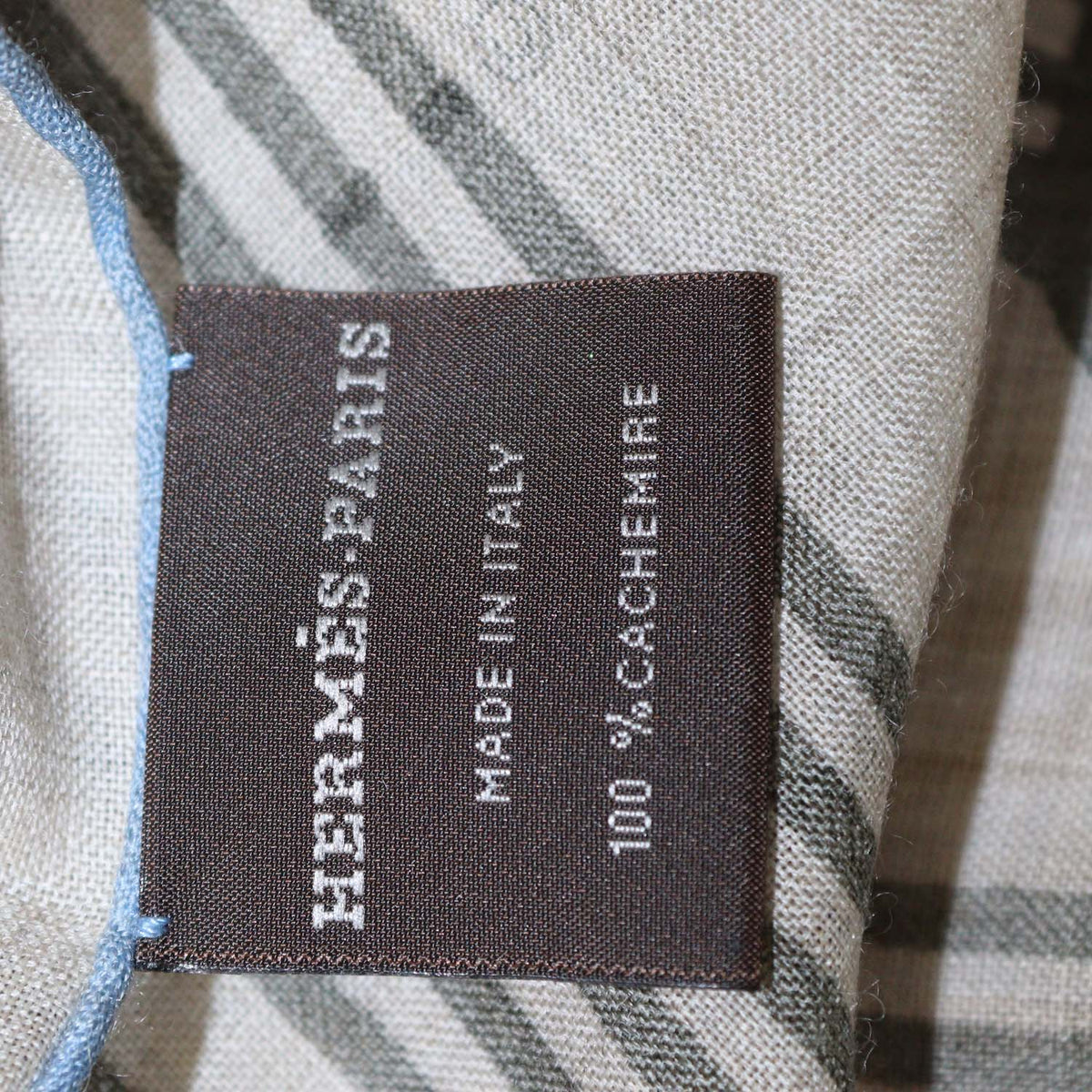 Hermes Multicolor Cashmere Rubans d'Hermes Rectangle Shawl
