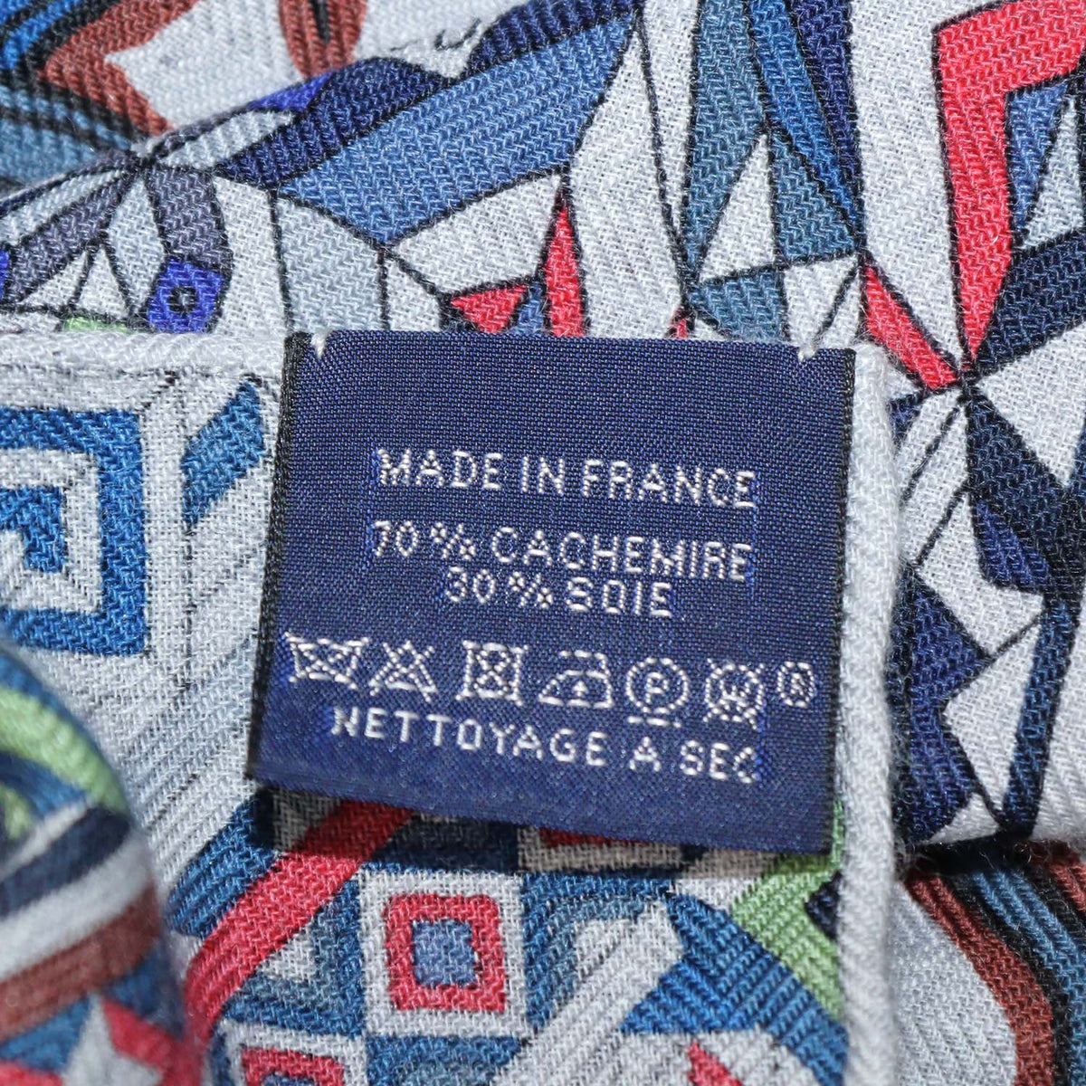 Hermes Multicolor Cashmere Silk Le Jaguar Et Le Colibri Shawl