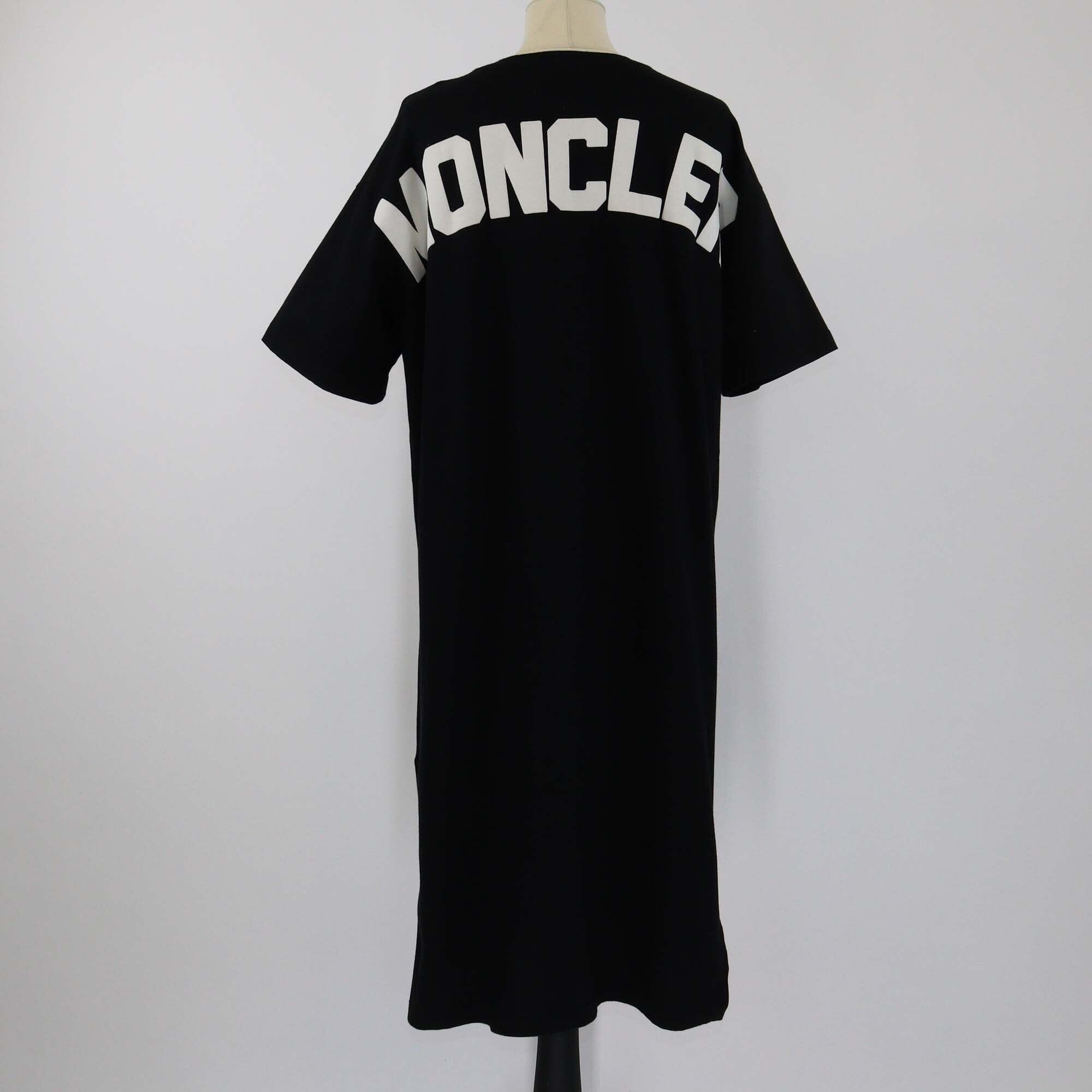 Moncler Black Short Sleeve Shirt Dress Womens Moncler