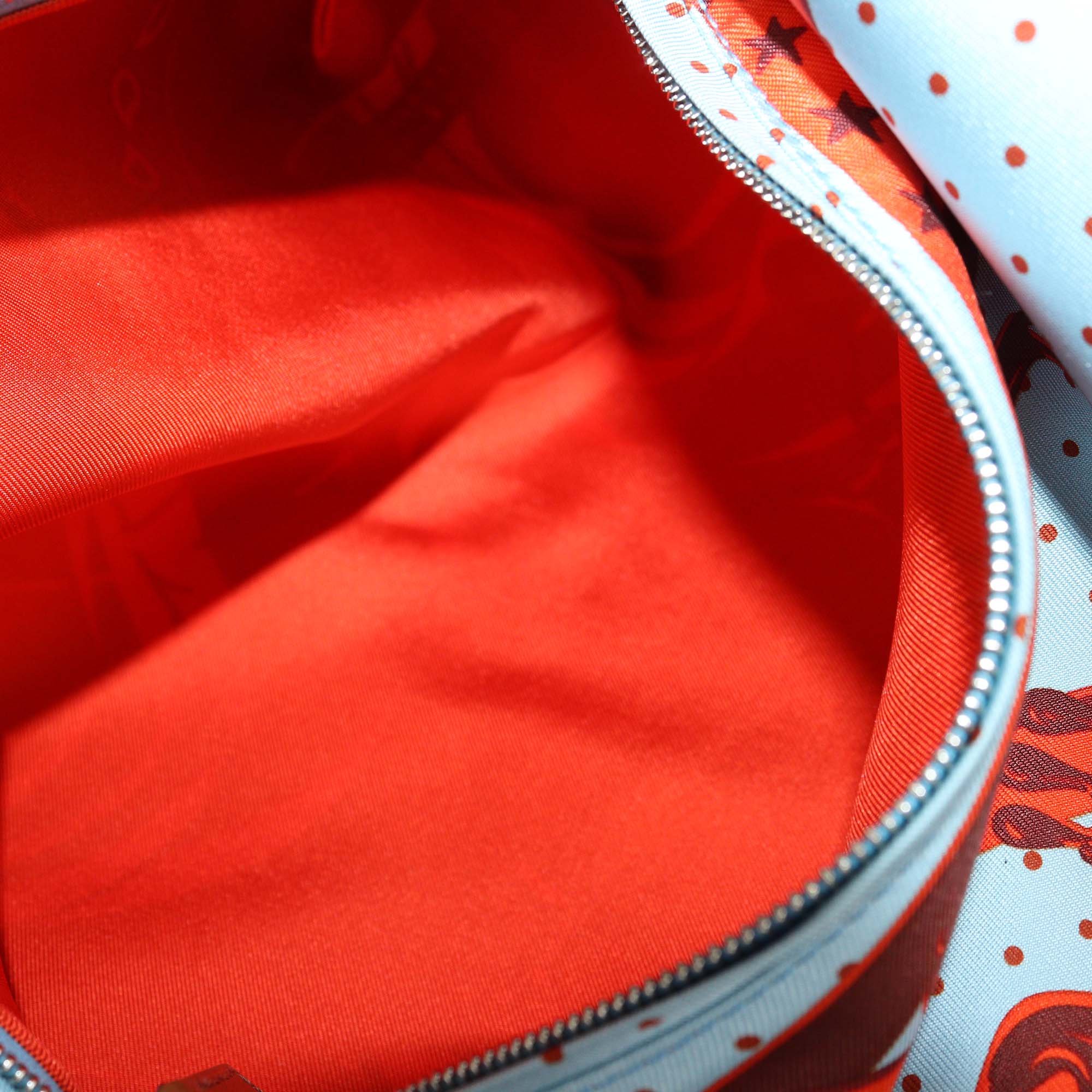 Hermes Bleu Zephyr/Nature La Promenade du Matin Bandana Balusoie Handbag