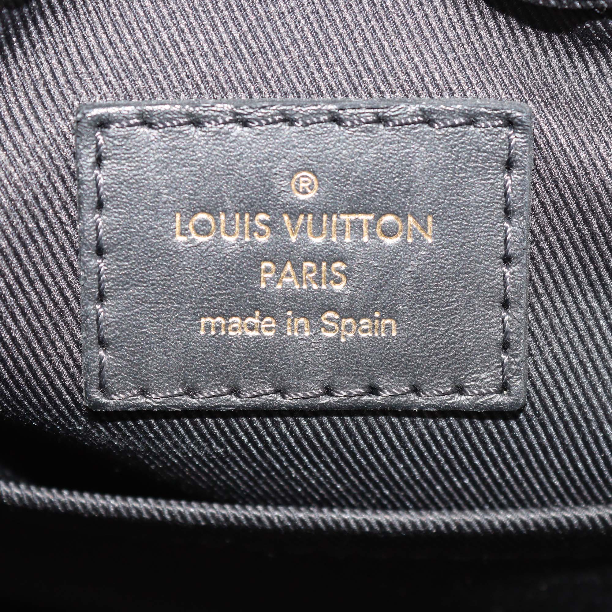 Louis Vuitton Black Monogram Canvas Saintonge Crossobdy Bag
