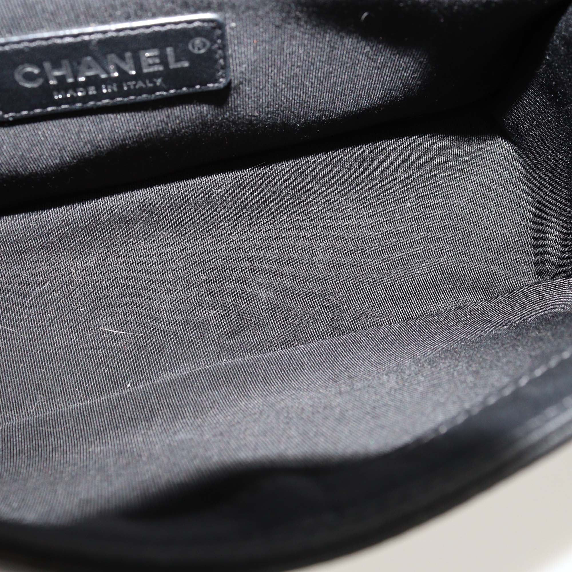 Chanel Black Quilted Leather Medium Boy Flap Bag