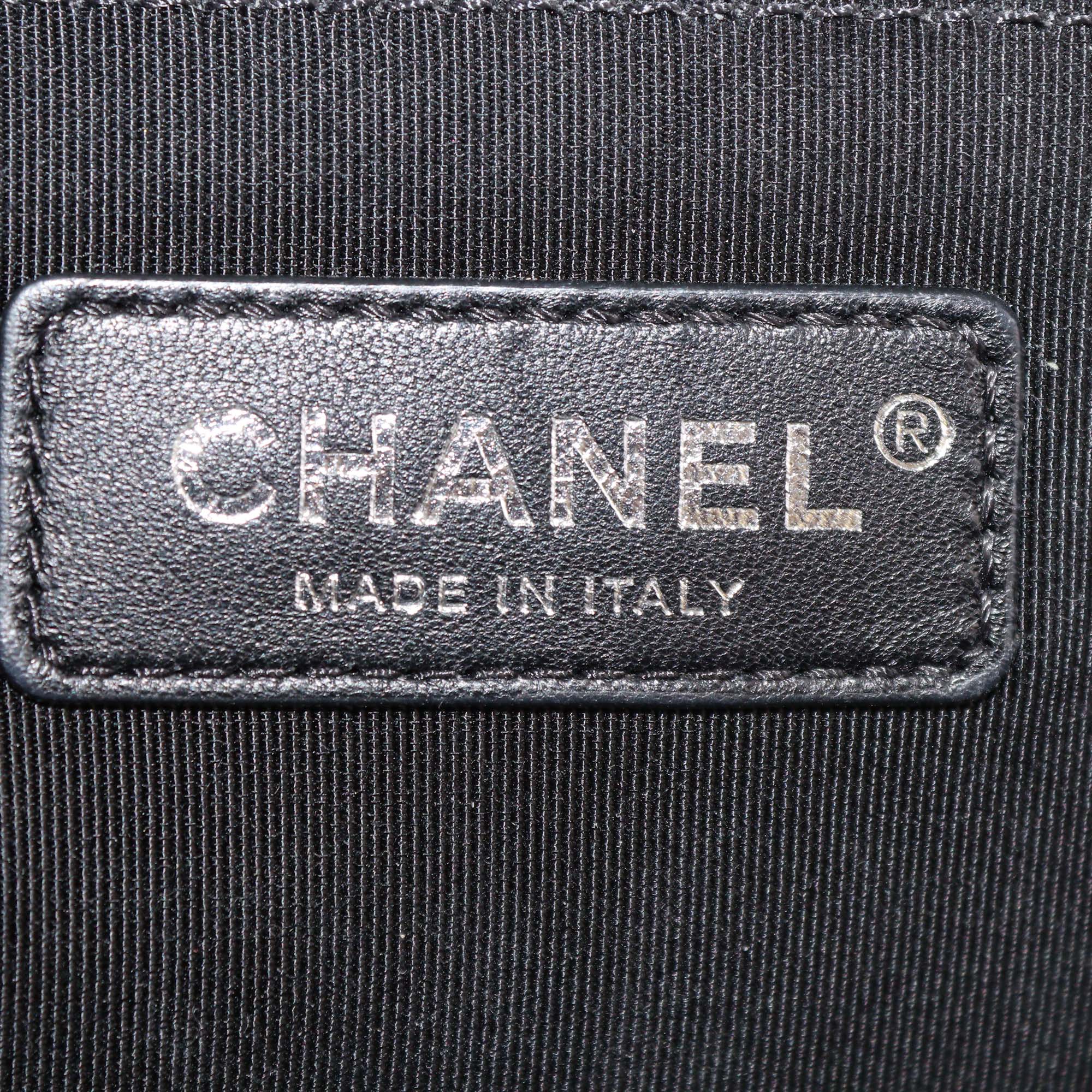 Chanel Black Quilted Leather Medium Boy Flap Bag