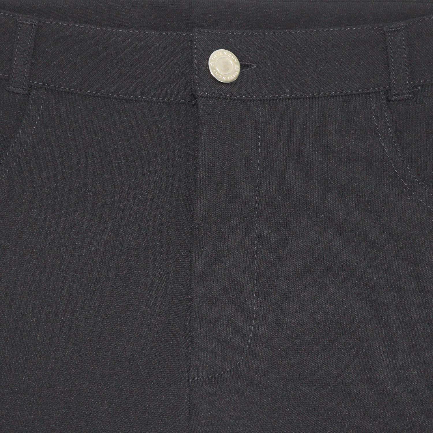 Givenchy Black Viscose Blend Skinny Leg Pants