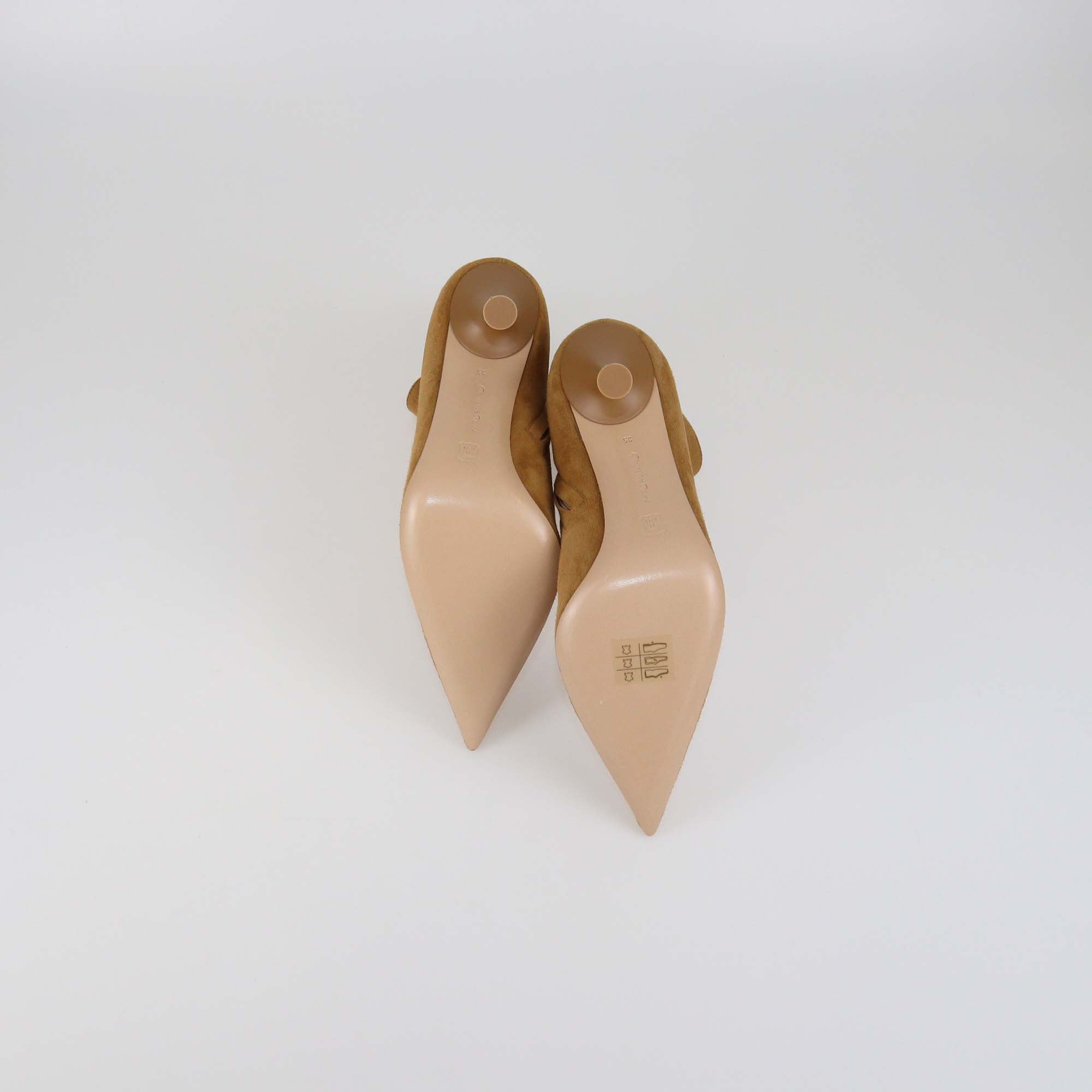 Gianvito Rossi Brown Suede Dunn Mid Ankle Boots