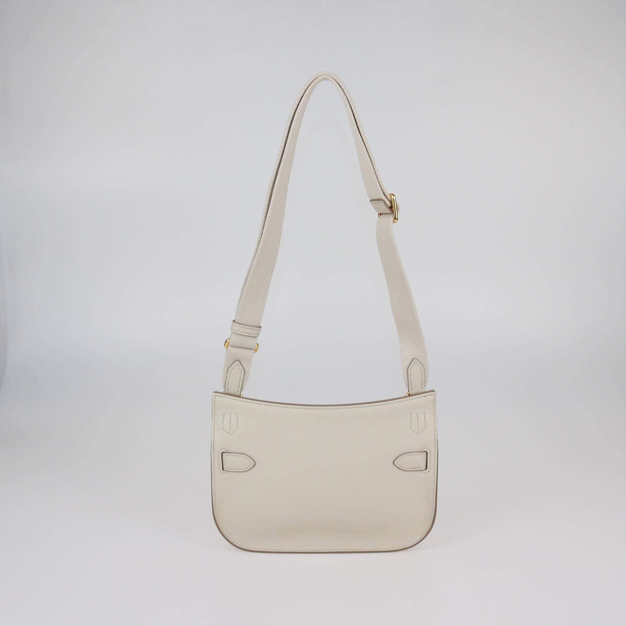 Hermes Beton Evercolor Leather Mini Jypsiere Bag